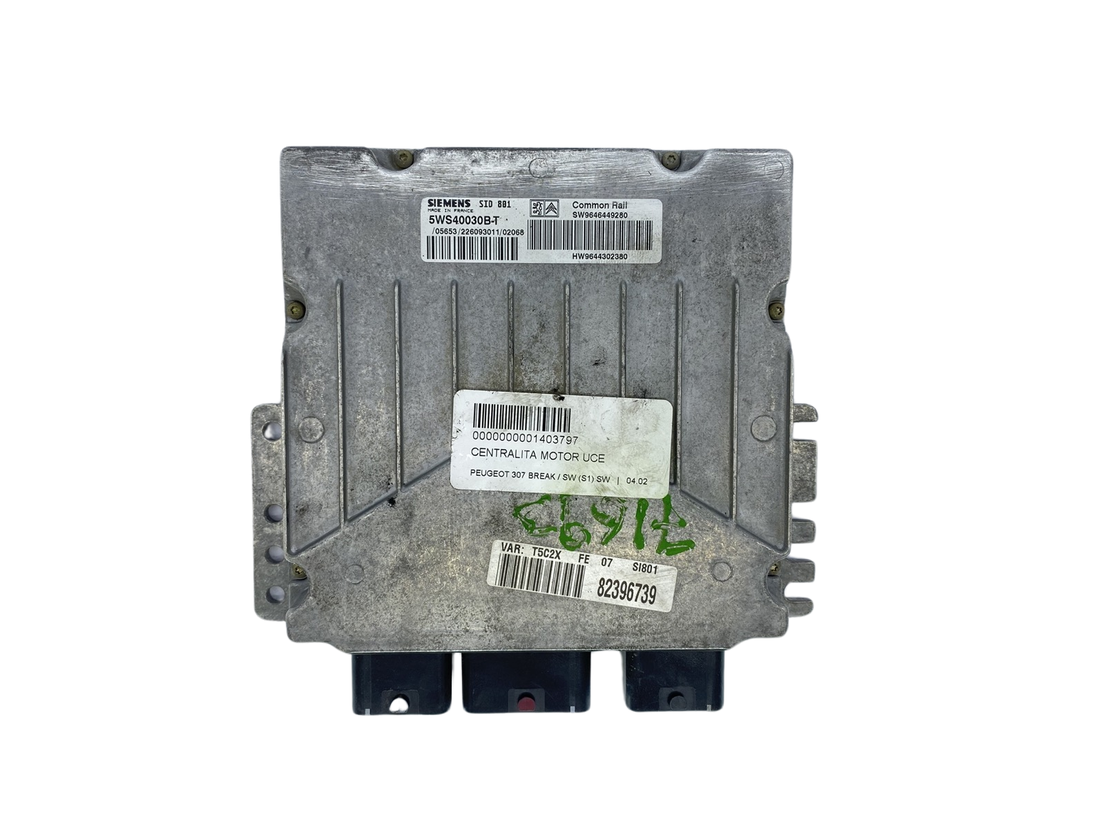 Blok Ovladačů 5WS40030B-T 9646449280 9644302380 SID801 PSA Siemens 62572 main product photo