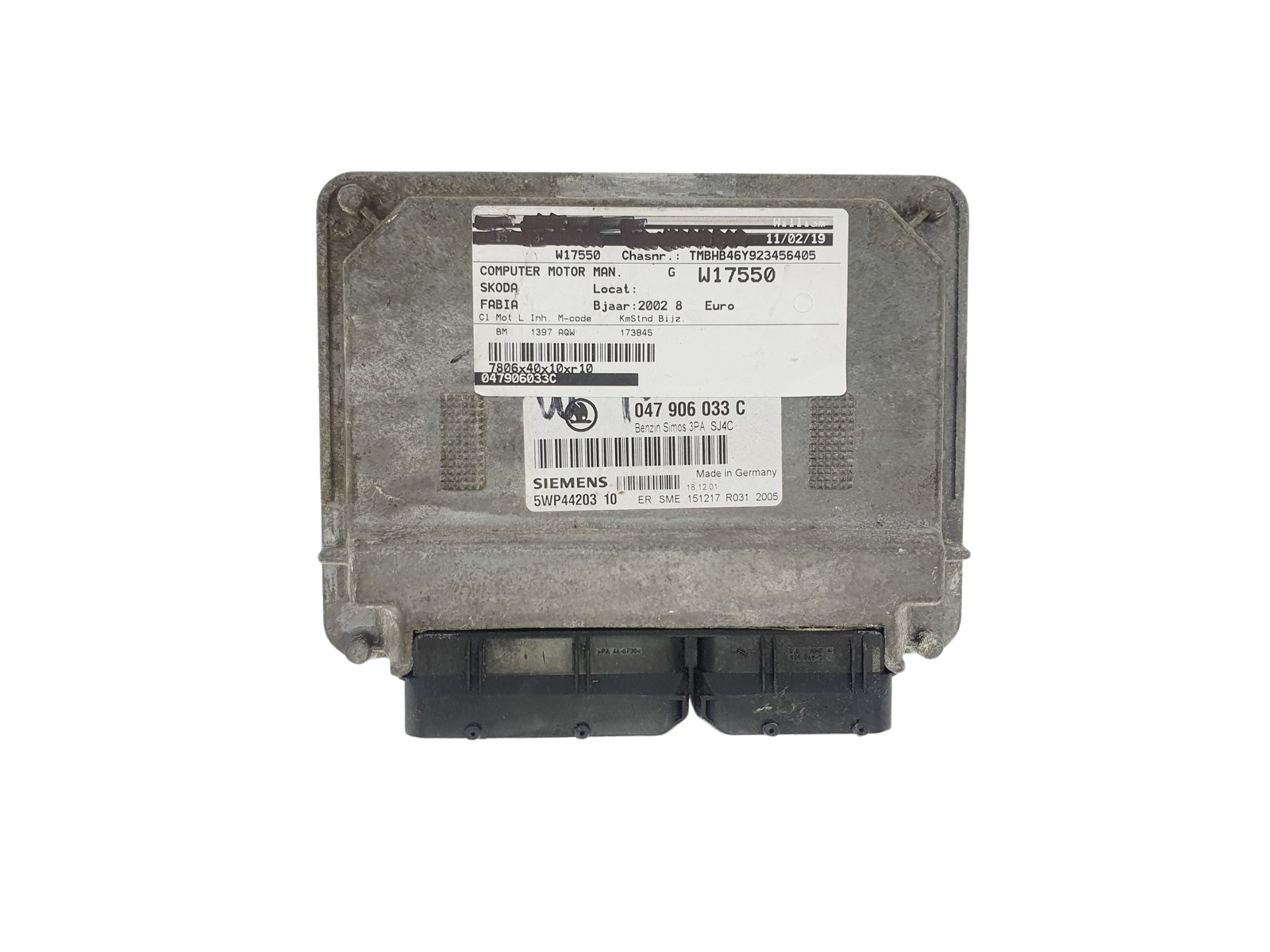 Blok Ovladačů 047906033C 5WP44203 10 Skoda Siemens 43756 main product photo