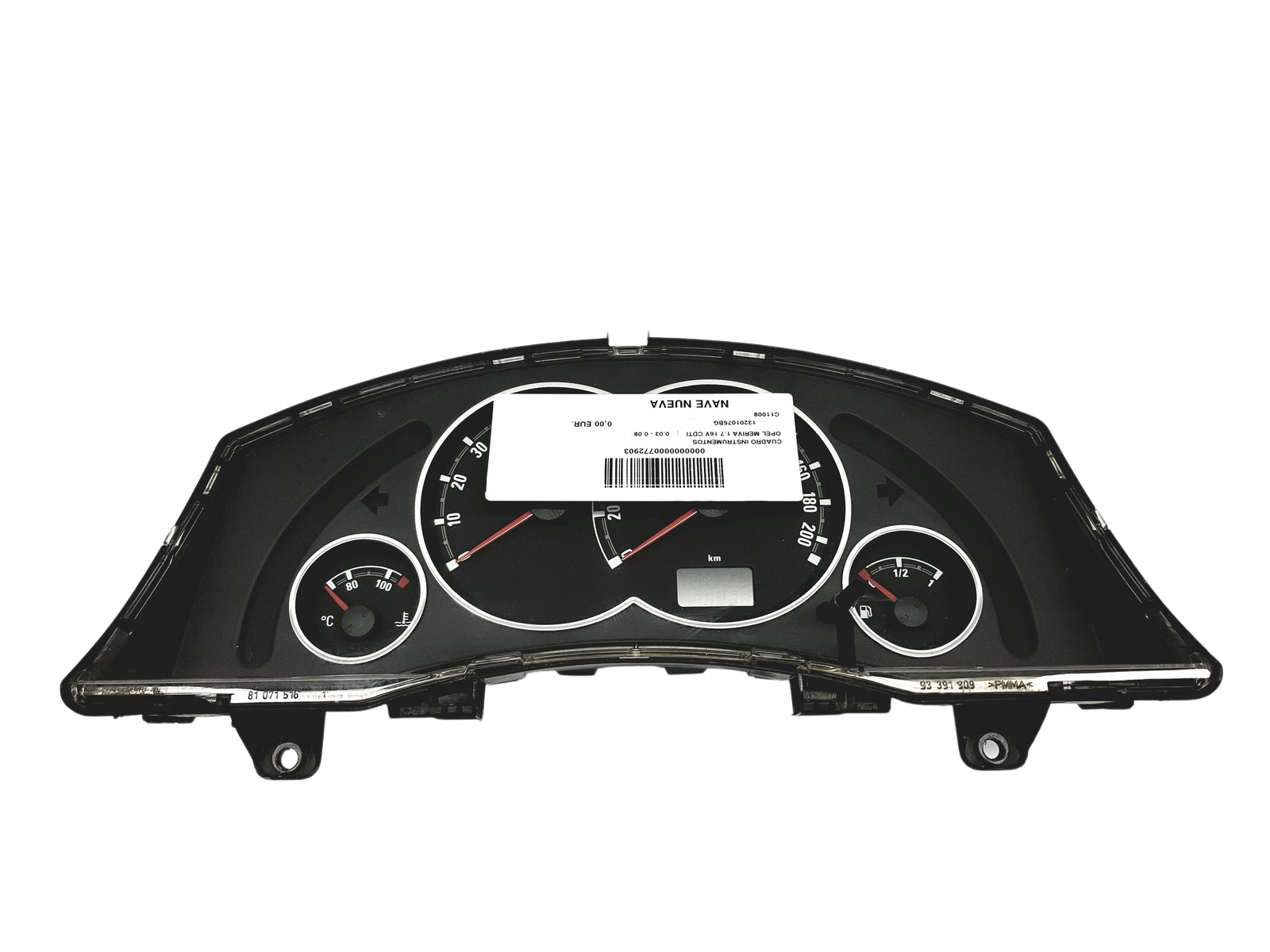 Tachometr Opel Meriva A 13201075BG 110080333001 53704 main product photo