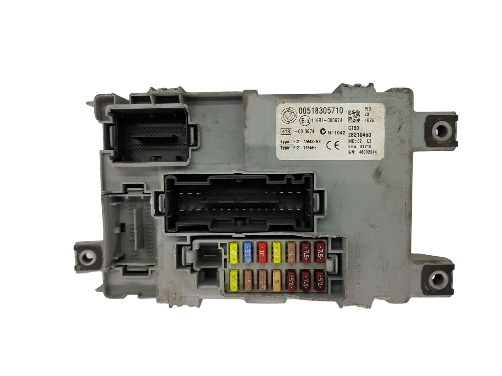 Blok Ovladačů BSI Fiat 00518305710 28210453 Delphi 19854 main product photo