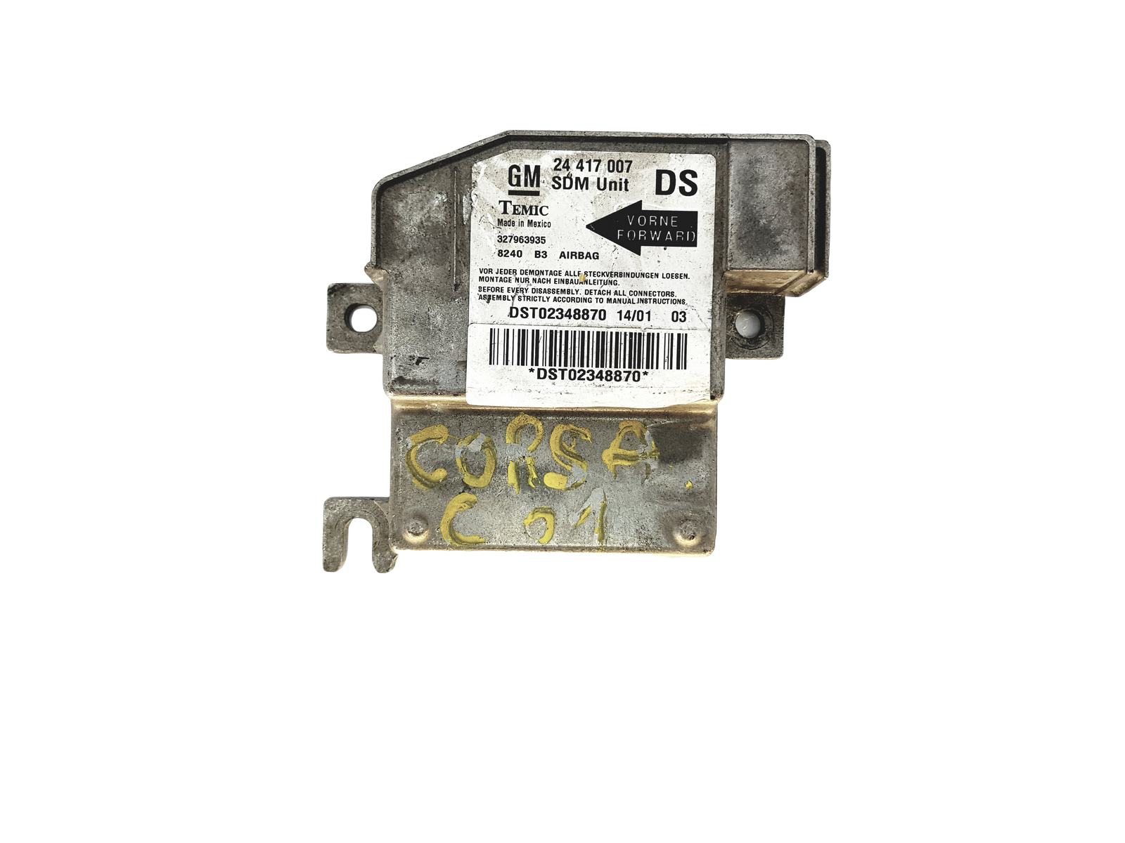 Blok Ovladačů Moduł 24417007 327963935 Opel Temic main product photo