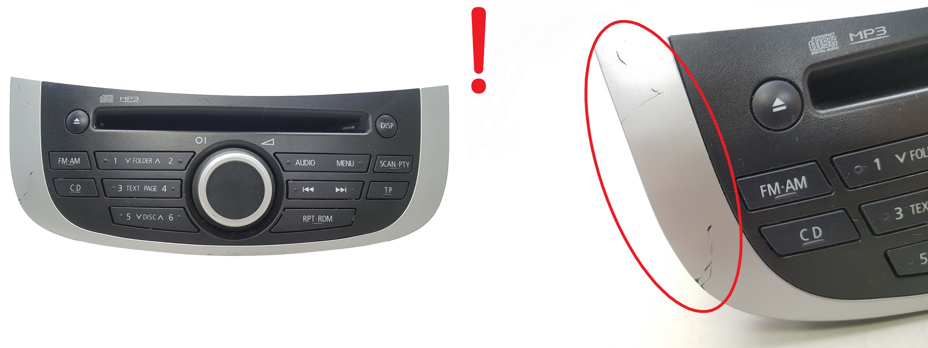 Rádio Cd Mp3 Mitsubishi Grandis 8701A117 DY-1ME8U4-T 34U200 main product photo