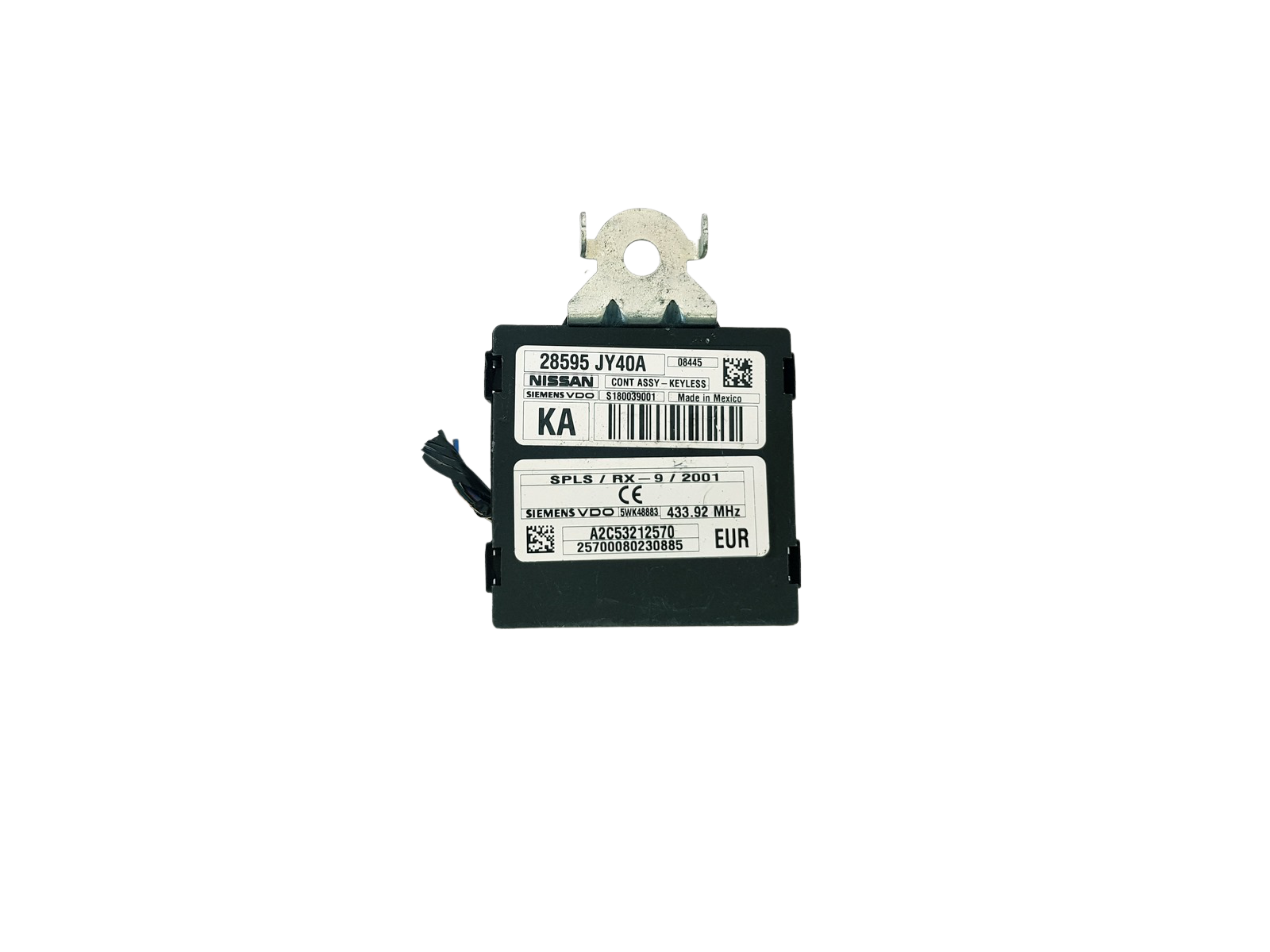 Blok Ovladačů Moduł 28595JY40A S180039001 Nissan Siemens main product photo
