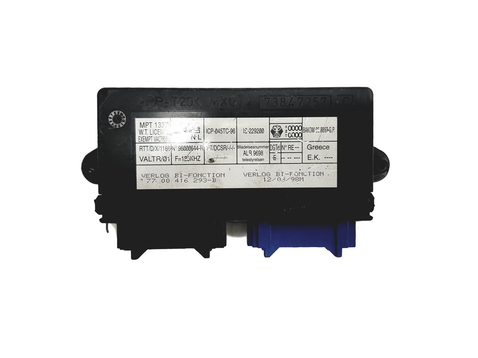 Blok Ovladačů 7700416293-B 73847257C Renault Valeo 12548d main product photo