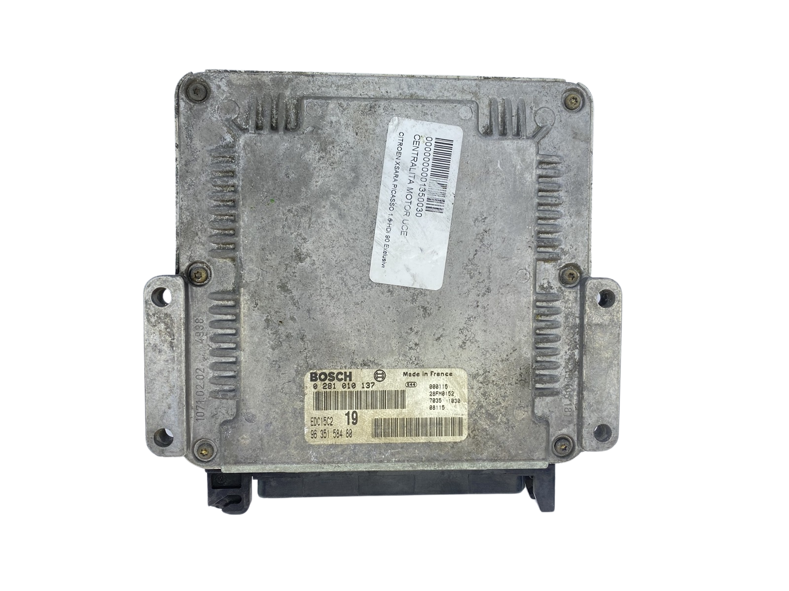 Blok Ovladačů PSA 0281010137 9635158480 28FM0152 Bosch 63101 main product photo