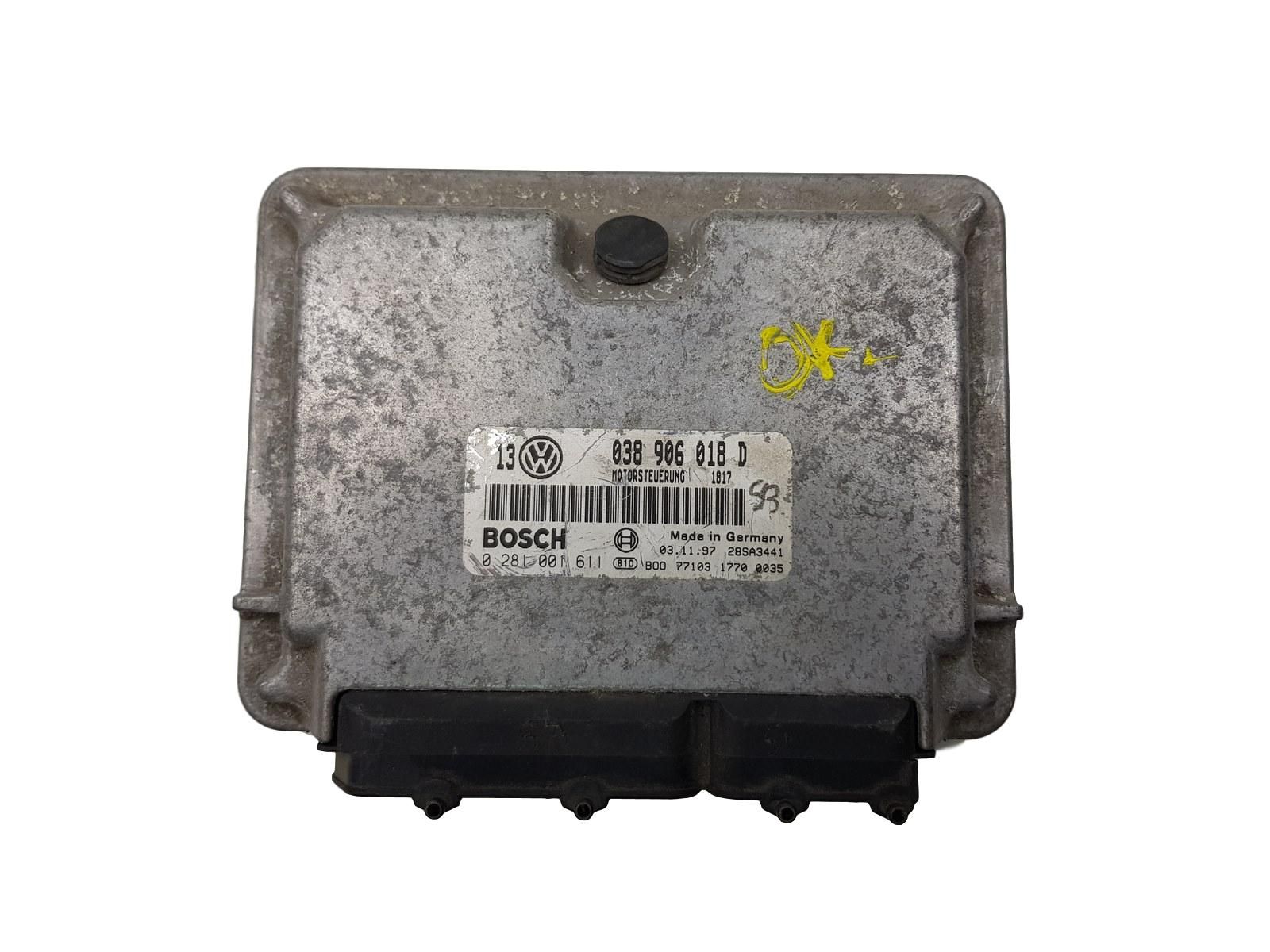 Řídicí Jednotka Motoru 038906018D 0281001611 VW 1568 main product photo