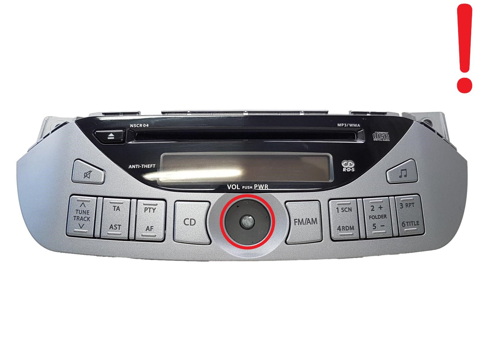 Rádio Cd Mp3 Nissan Pixo 39101M68K01 39101-68K0 CDF-R3019A NSCR04 main product photo