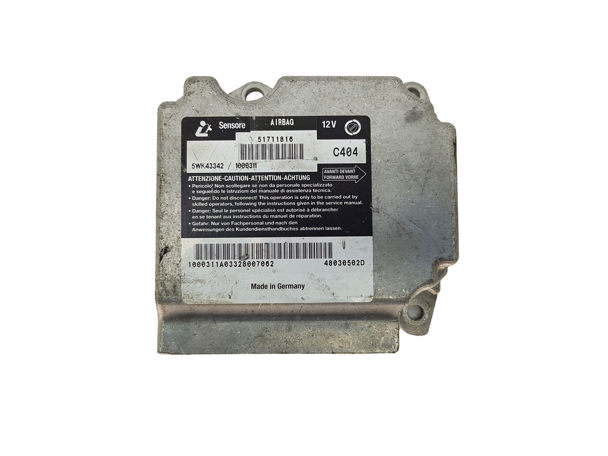 Blok Ovladačů 51711816 5WK43342 Fiat Siemens 16309 main product photo