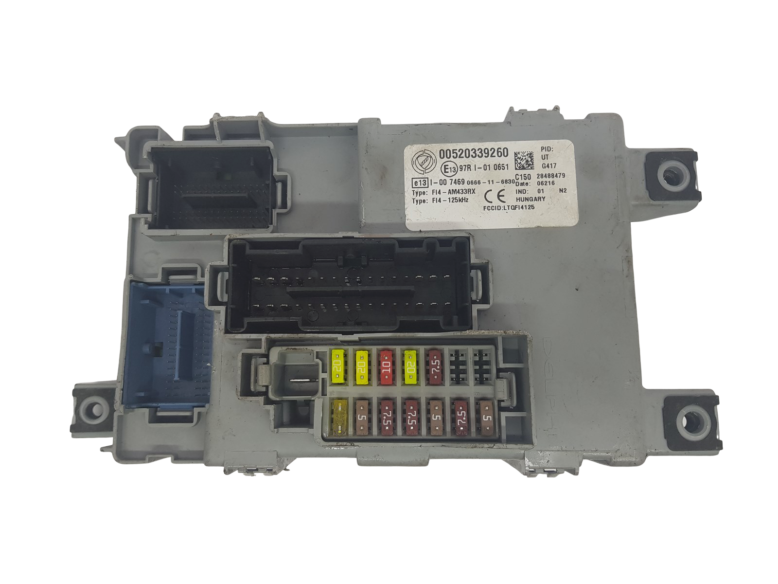 Blok Ovladačů BSI Fiat 00520339260 Delphi main product photo