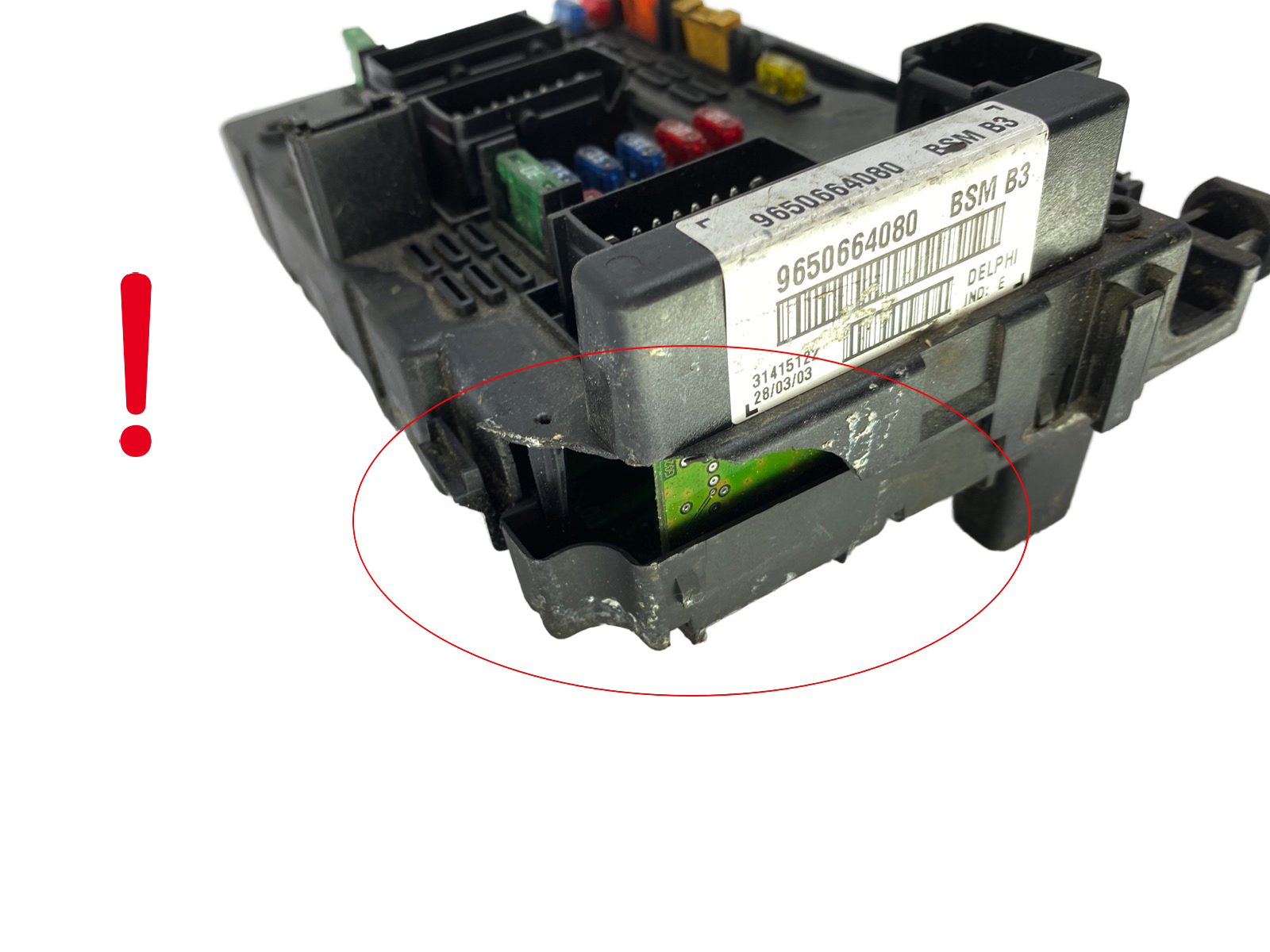 Blok Ovladačů BSM B3 9650664080 PSA Delphi 58958 main product photo