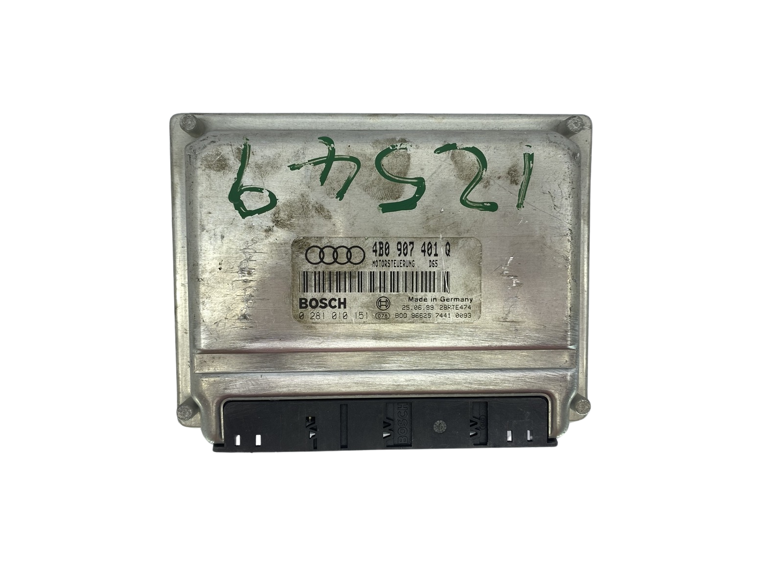 Řídicí Jednotka Motoru 0281010151 4B0907401Q Audi Bosch main product photo