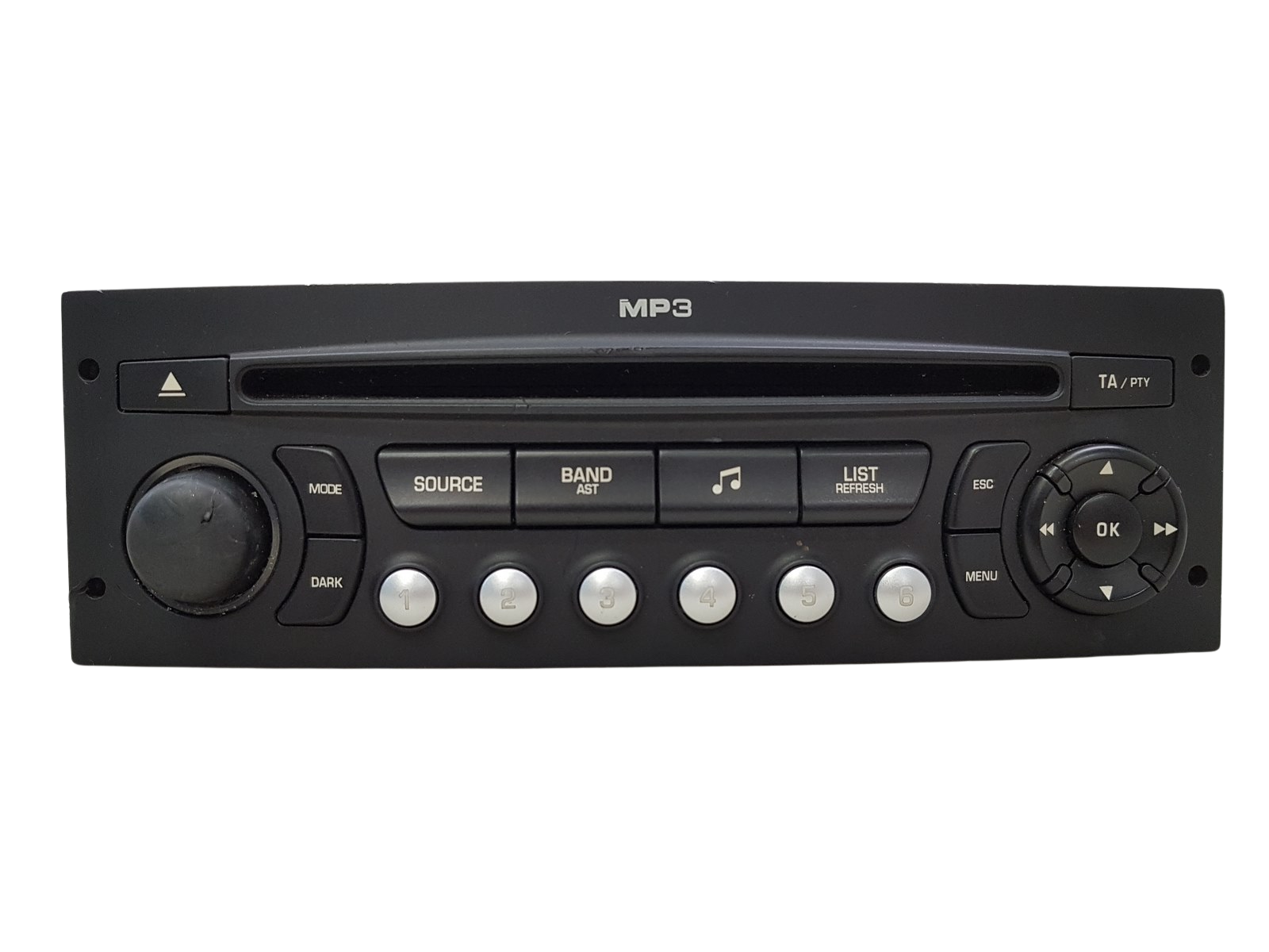Rádio Cd Mp3 Peugeot 207 96643699XT PSARCD431-63 Continental main product photo