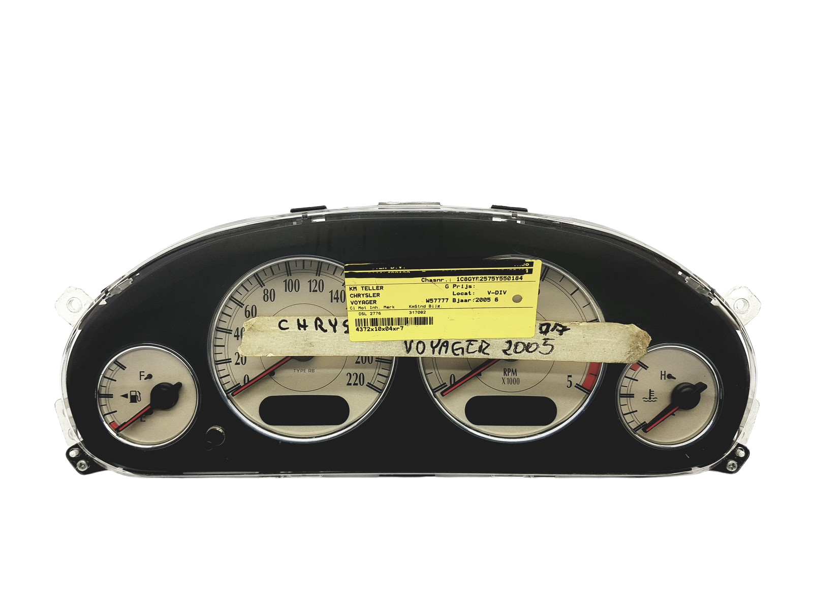 Otáčkoměr Chrysler Voyager P05082826AH 52289 main product photo