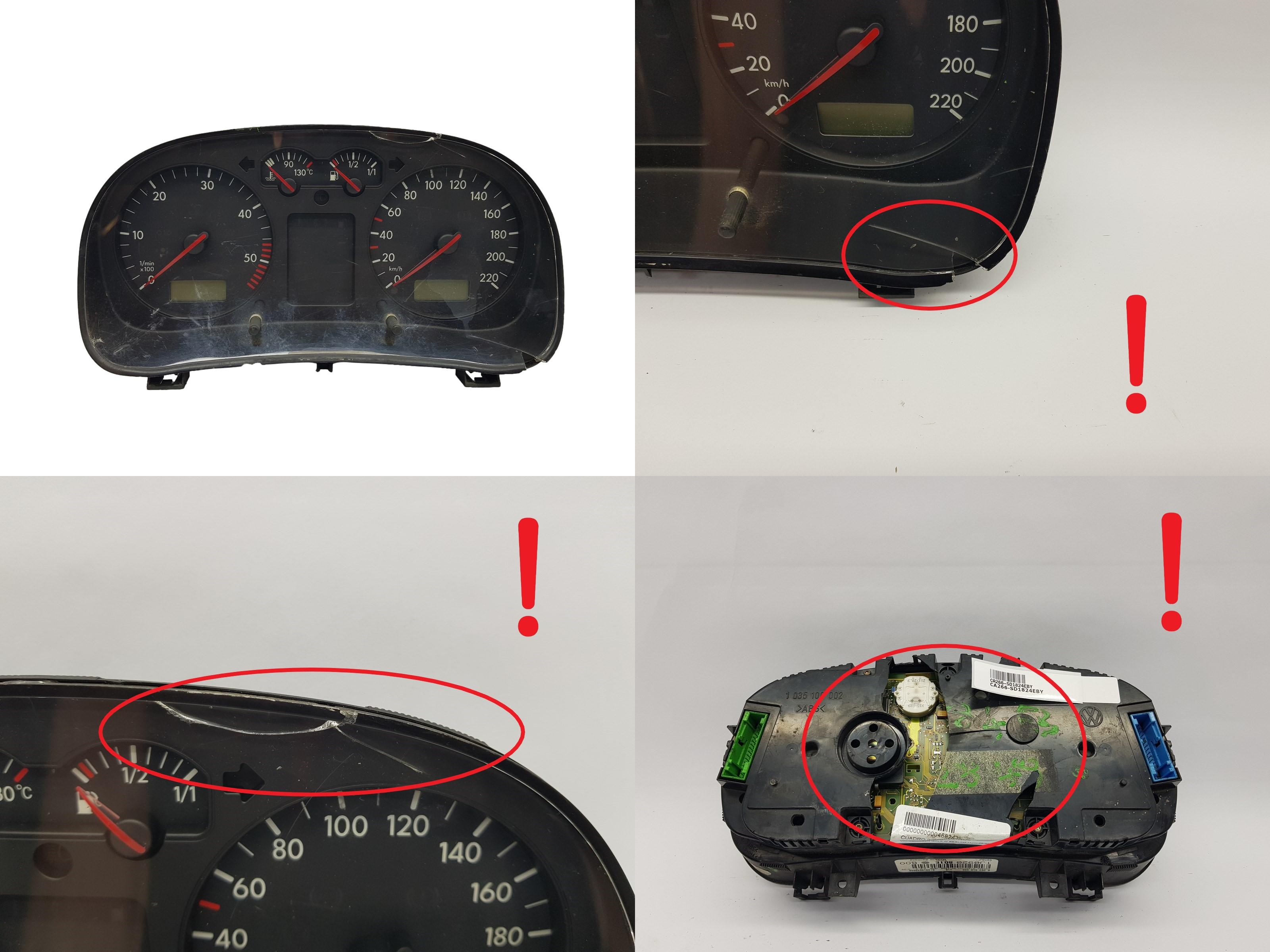 Otáčkoměr VW Golf MK4 1J0920801E 0263618006 1824 main product photo