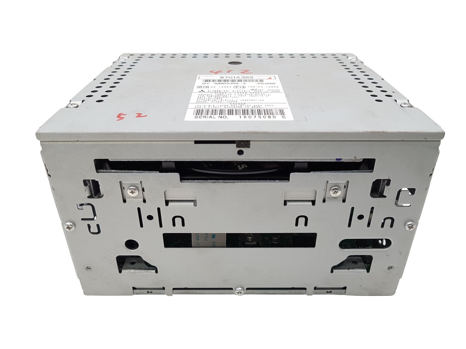 Rádio Cd Mitsubishi ASX 8701A352 34U266 DY-1MW0U59-2 main product photo