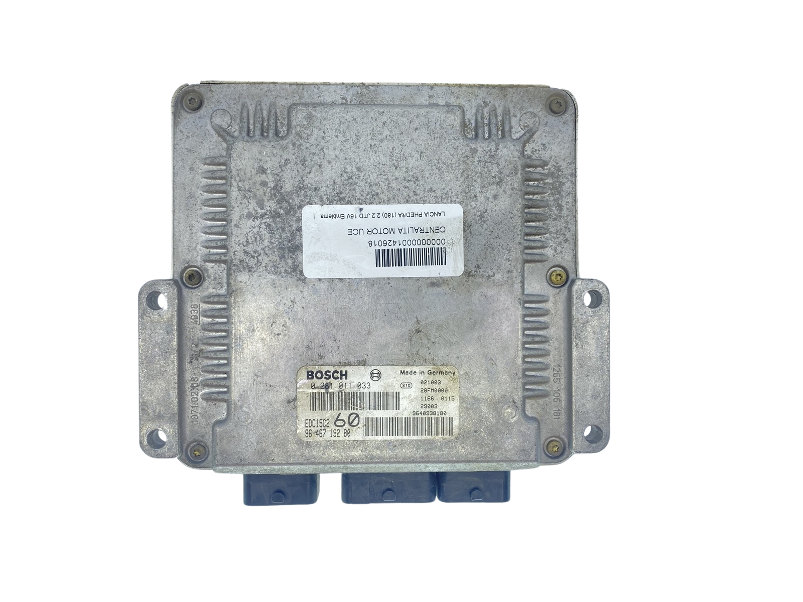 Blok Ovladačů 0281011033 9646719280 9640938180 PSA Lancia Bosch main product photo