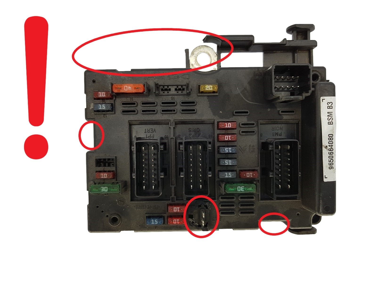 Blok Ovladačů BSM B3 9650664080 PSA Delphi 1216 main product photo
