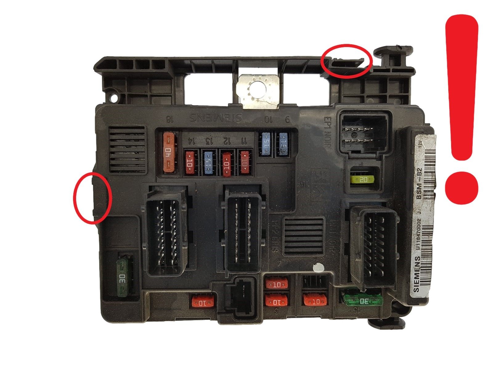 Blok Ovladačů BSM-B2 9650618580 U118470002J PSA Siemens 1248 main product photo