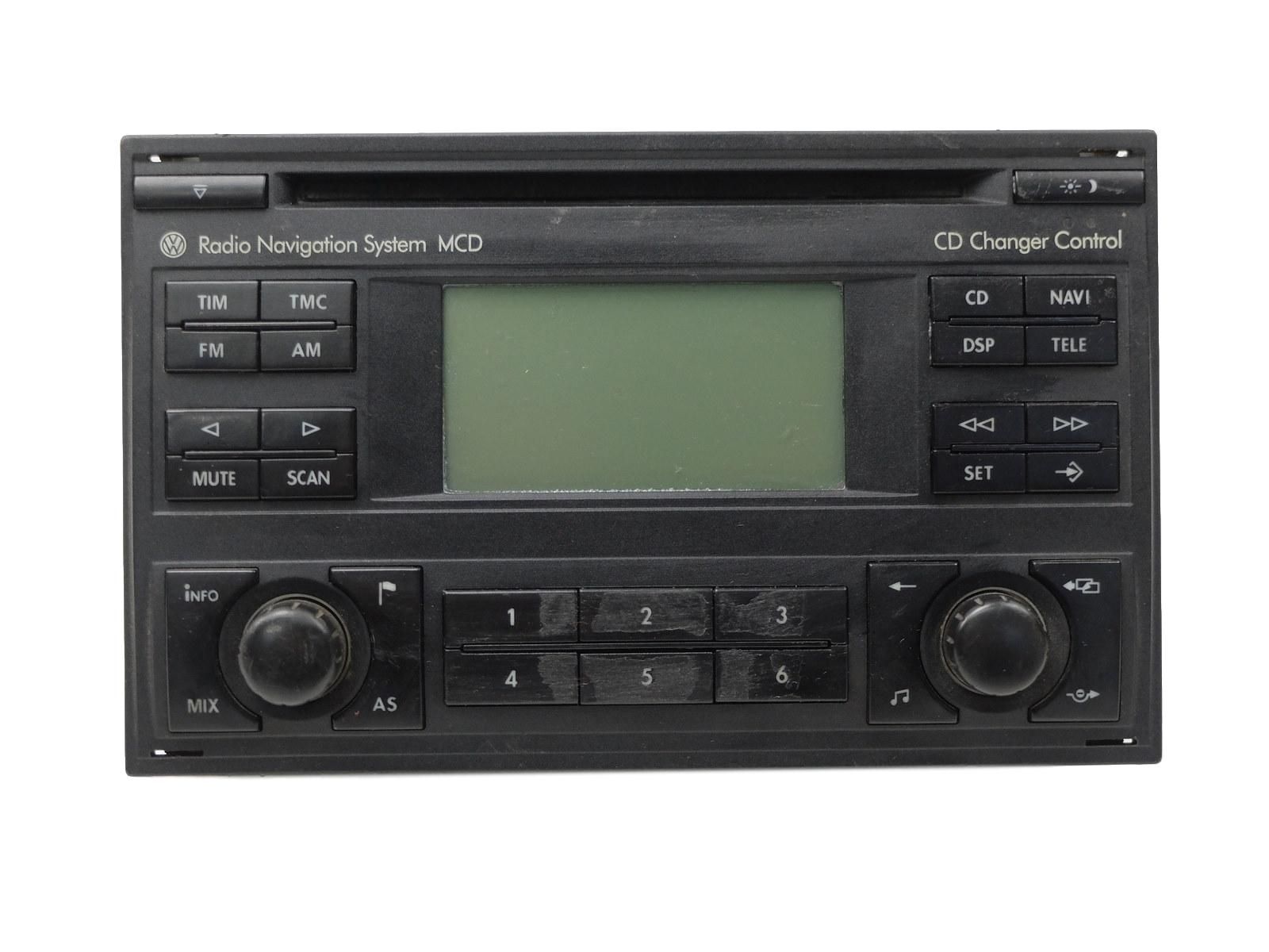 Rádio Cd Navi VW T5 6Q0035191 7612001507 Blaupunkt main product photo