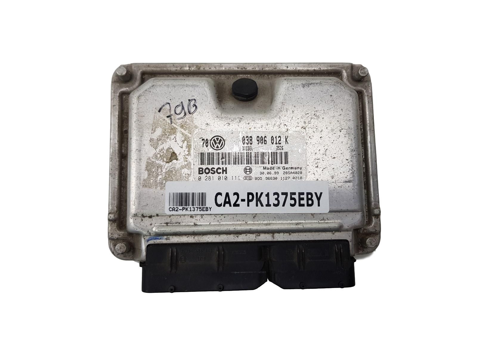 Řídicí Jednotka Motoru 038906012K 0281010111 VW 1375 main product photo