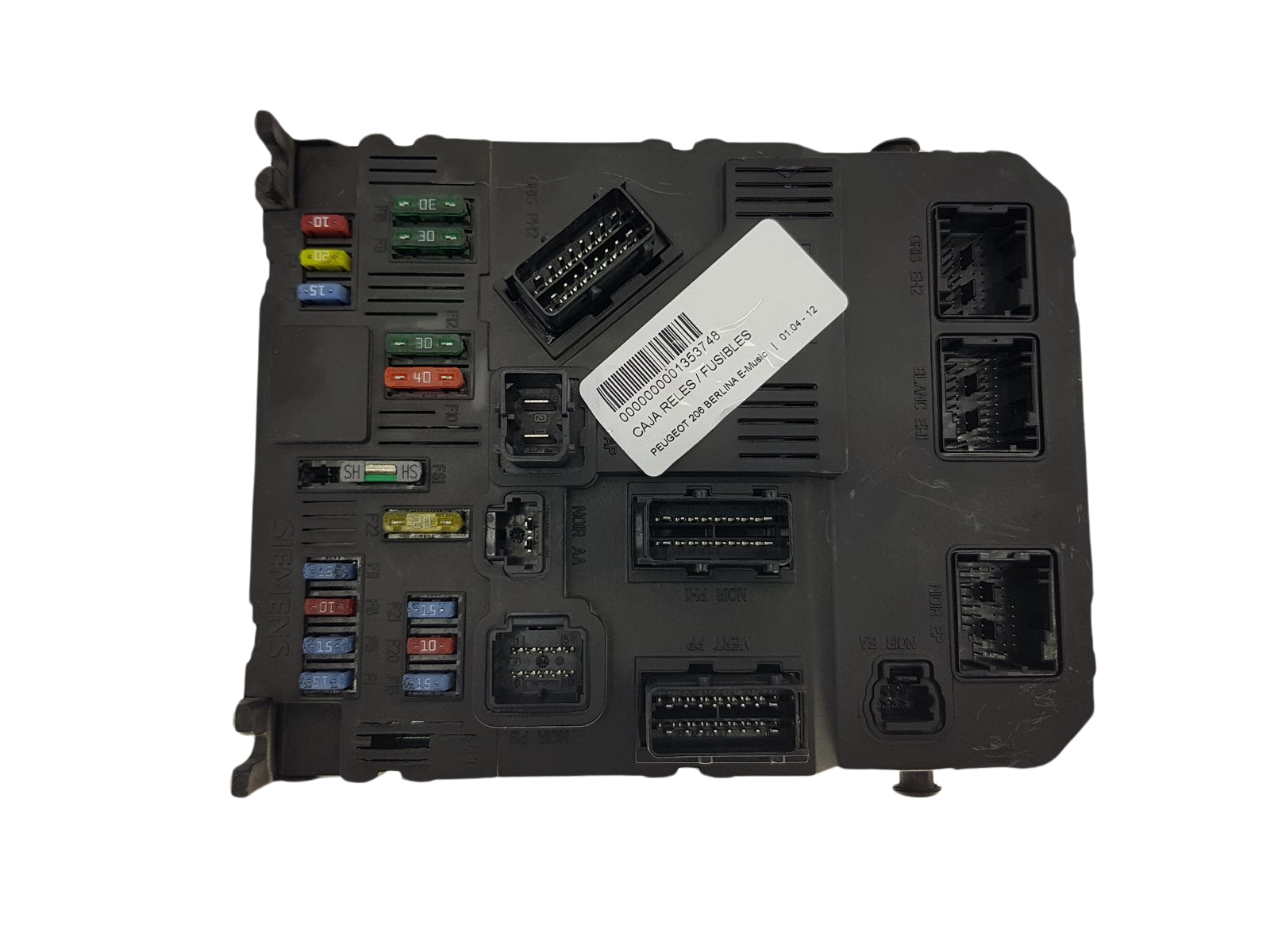 Blok Ovladačů BSI E02-00 9653667680 S118085220E PSA Siemens 1692 main product photo