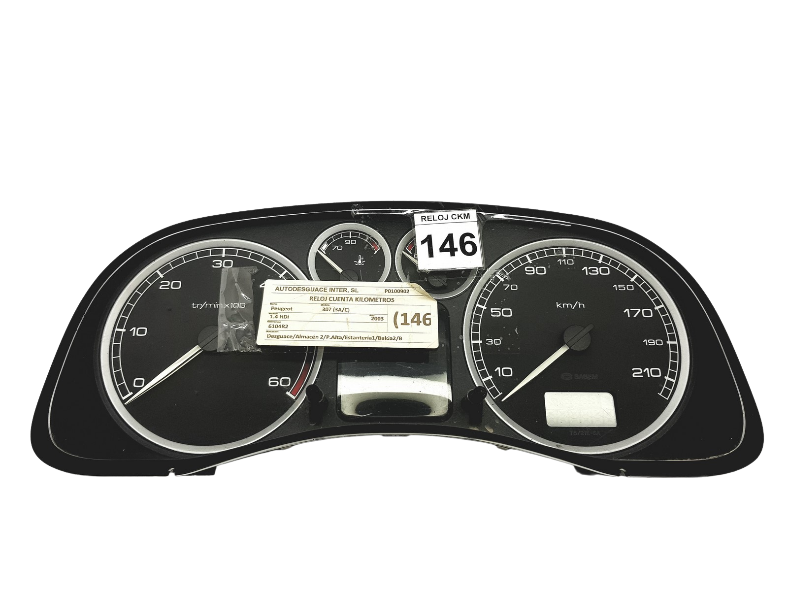 Tachometr Peugeot 307 9636708880 E 05 57994 main product photo