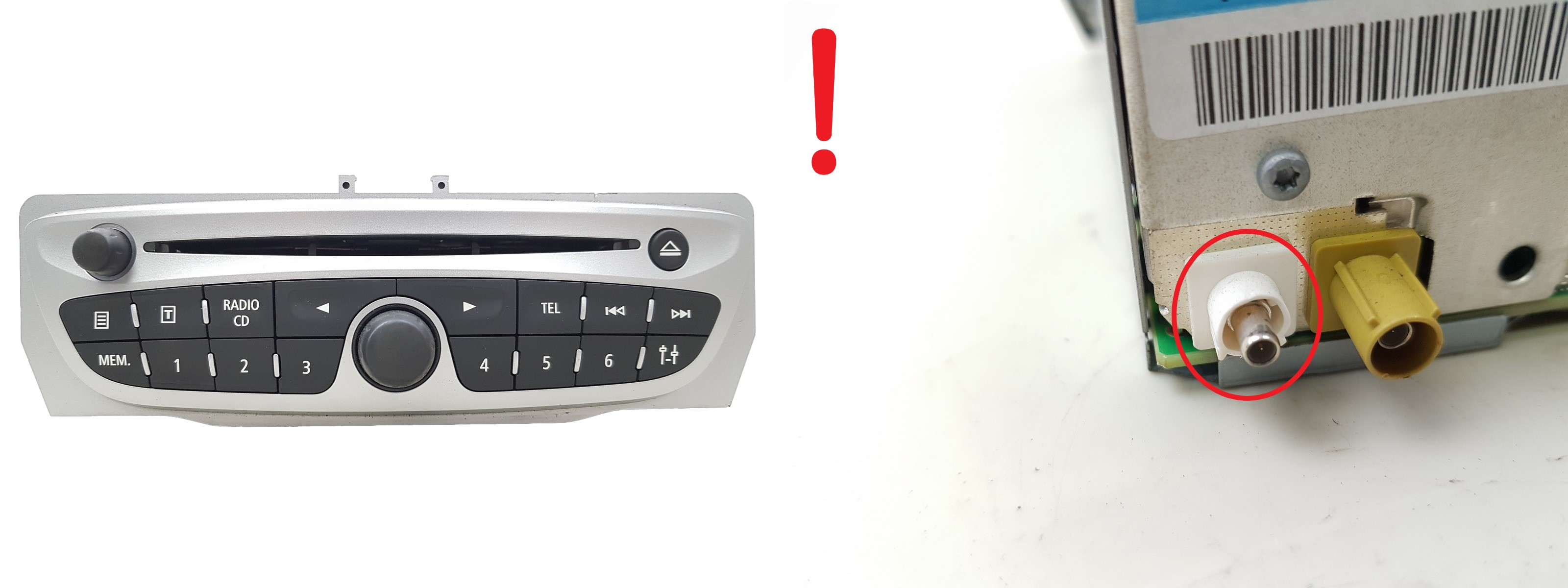 Rádio Cd Renault Megane 3 Scenic 3 281159243R 7649190391 1252 main product photo