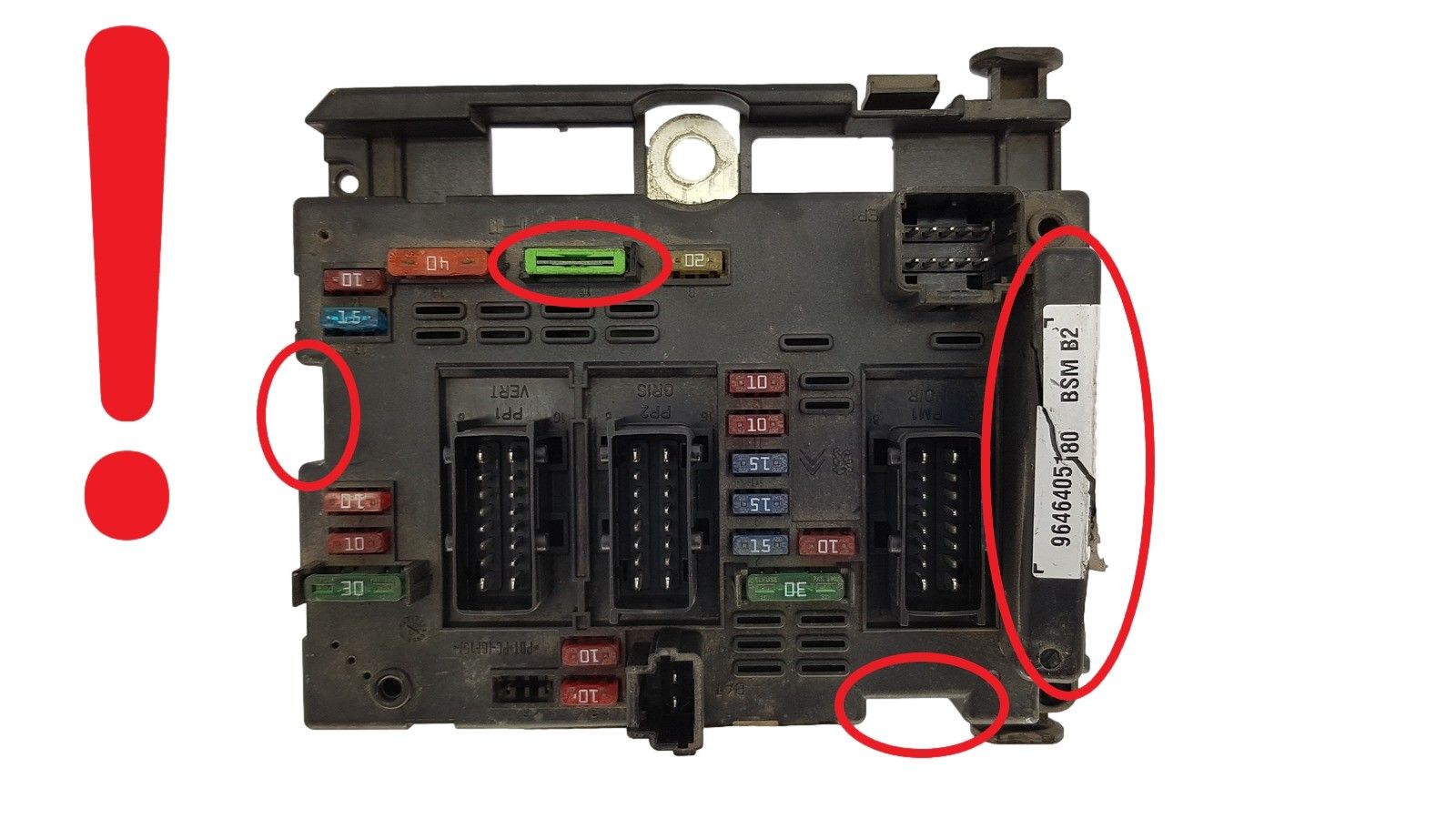Blok Ovladačů BSM B2 9646405180 PSA Delphi 1280 main product photo