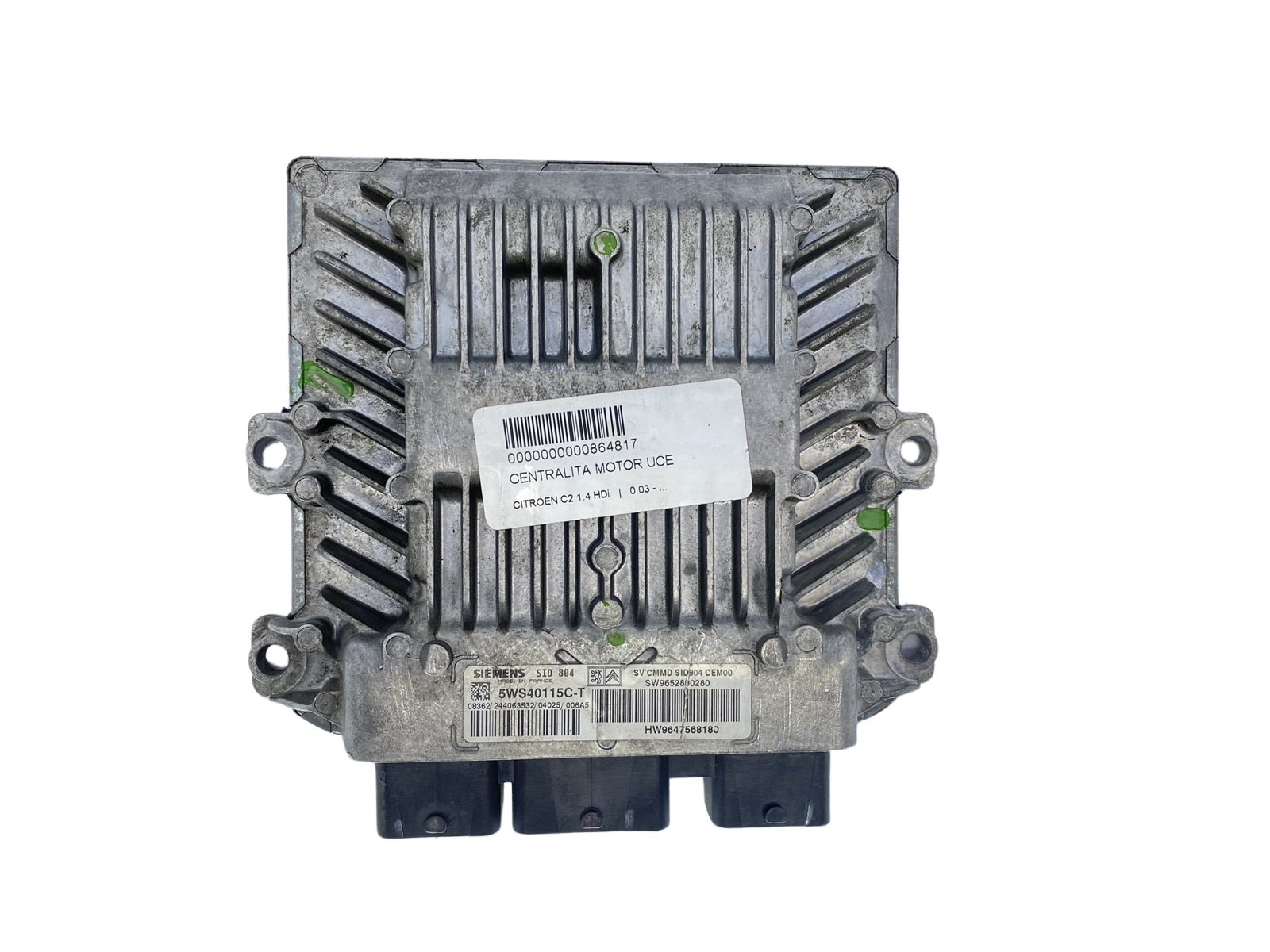 Blok Ovladačů 9652890280 9647568180 5WS40115C-T PSA Siemens 63155 main product photo