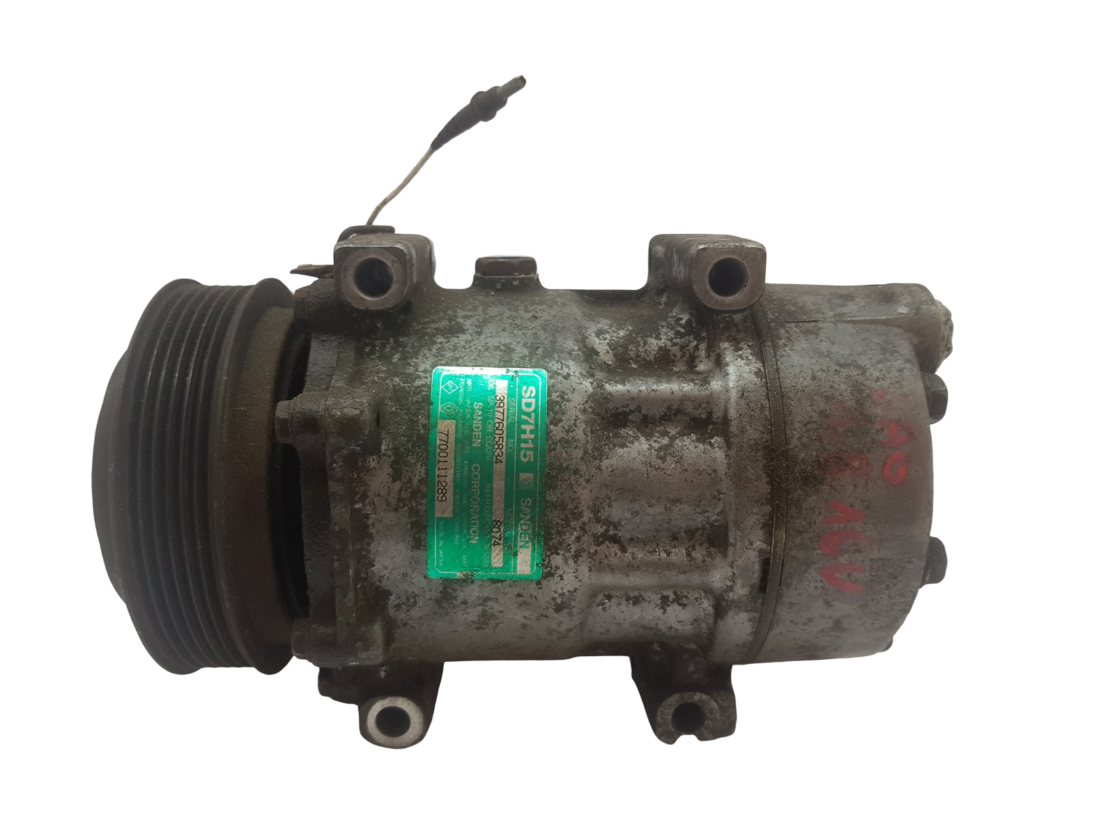 Kompresor Klimatizace 7700111289 SD7H15 8074 Renault Laguna I Sanden main product photo