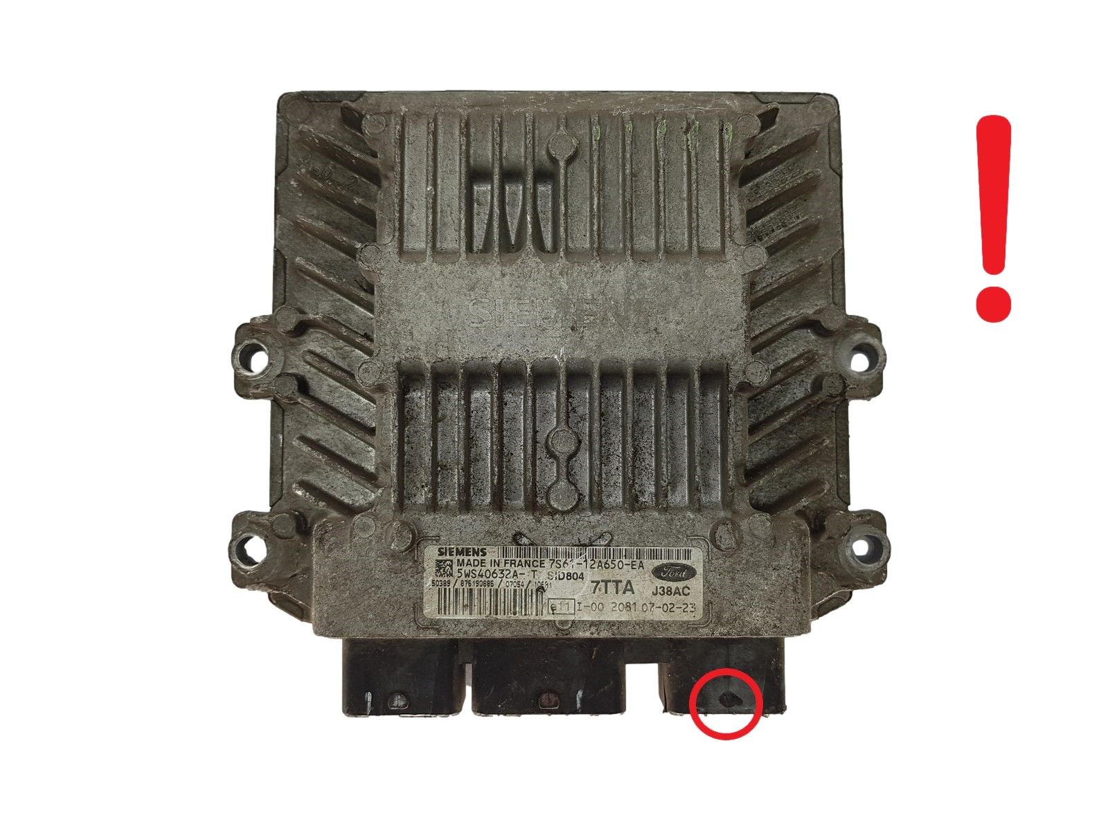 Blok Ovladačů 7S61-12A650-EA 5WS40632A-T SID 804 Ford Siemens 14441 main product photo