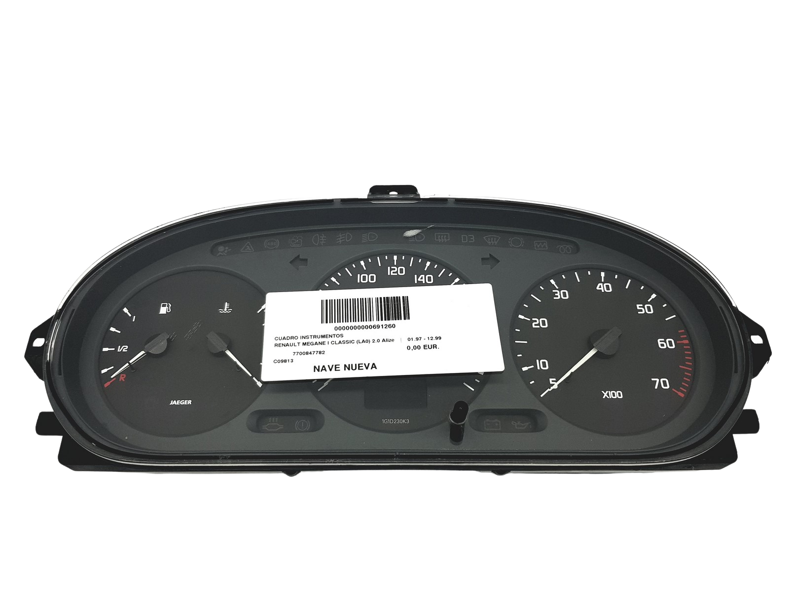 Otáčkoměr Renault Scenic 1 Megane 1 7700847782 54320 main product photo