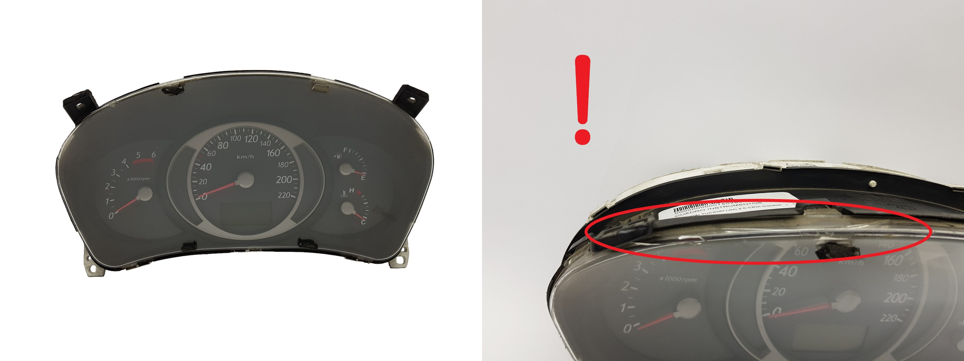 Otáčkoměr Hyundai Tucson 94013-2E420 2005-43600H 2230 main product photo