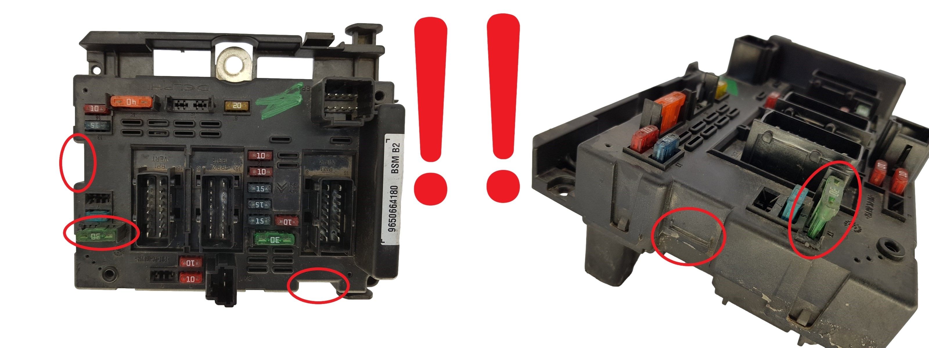 Blok Ovladačů BSM B2 9650664180 PSA Delphi 1313 main product photo