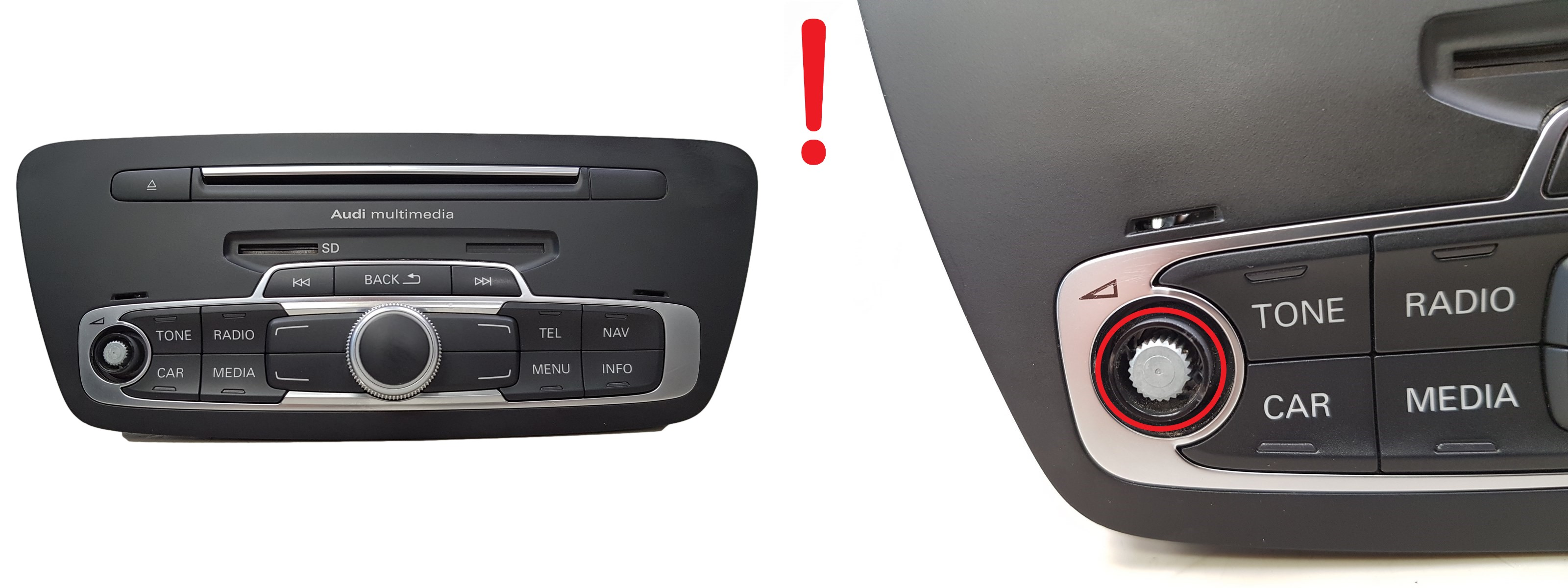 Navigace Radio SD Audi Q3 8U1035183A main product photo