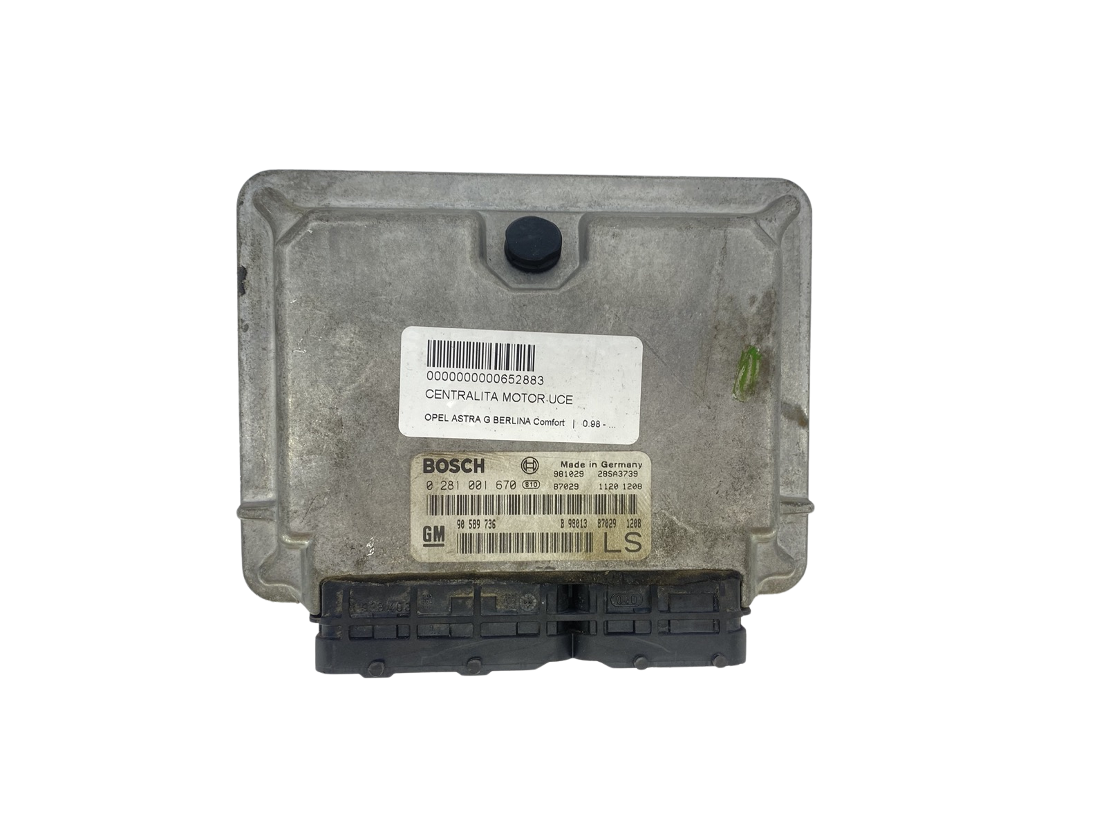 Blok Ovladačů 90589736 LS 0281001670 98013 Opel Bosch GM 60530 main product photo