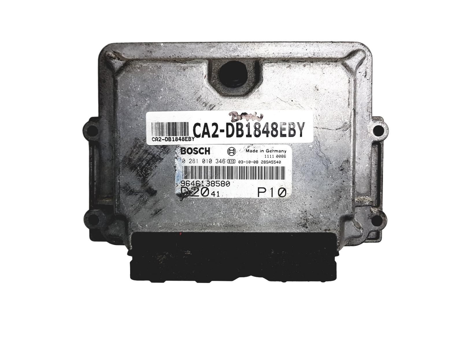Řídicí Jednotka Motoru 0281010346 9646138580 Jumper Boxer Ducato main product photo