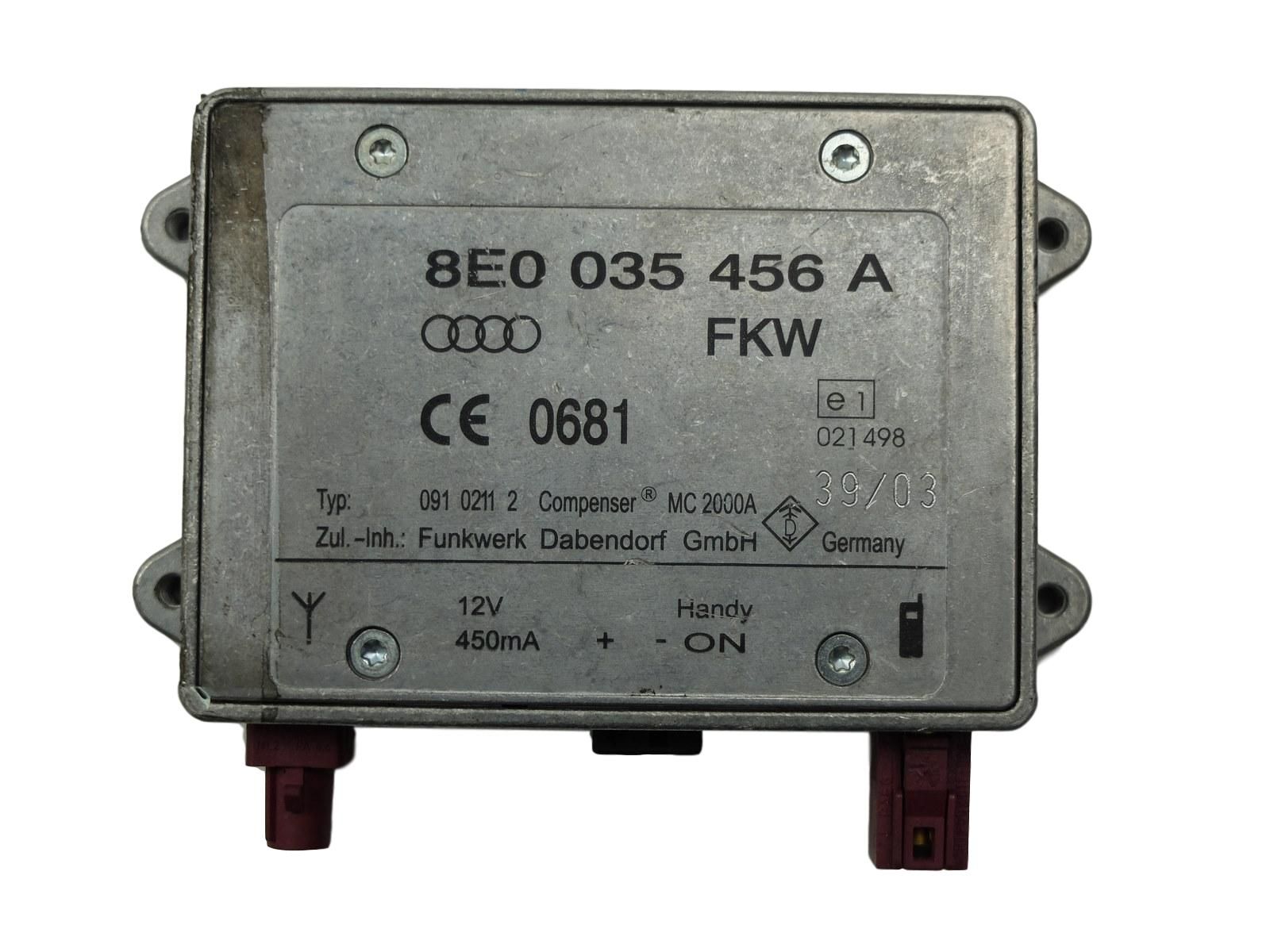 Zesilovač Audio Audi 8E0035456A FKW main product photo