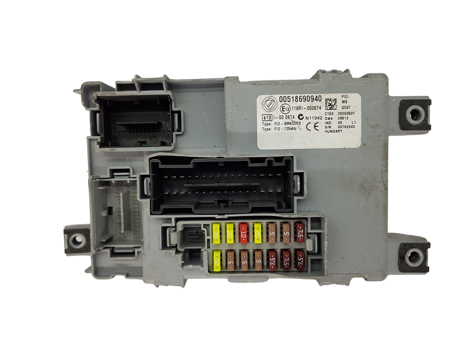 Blok Ovladačů 00518690940 28260591 Fiat Delphi 19841 main product photo