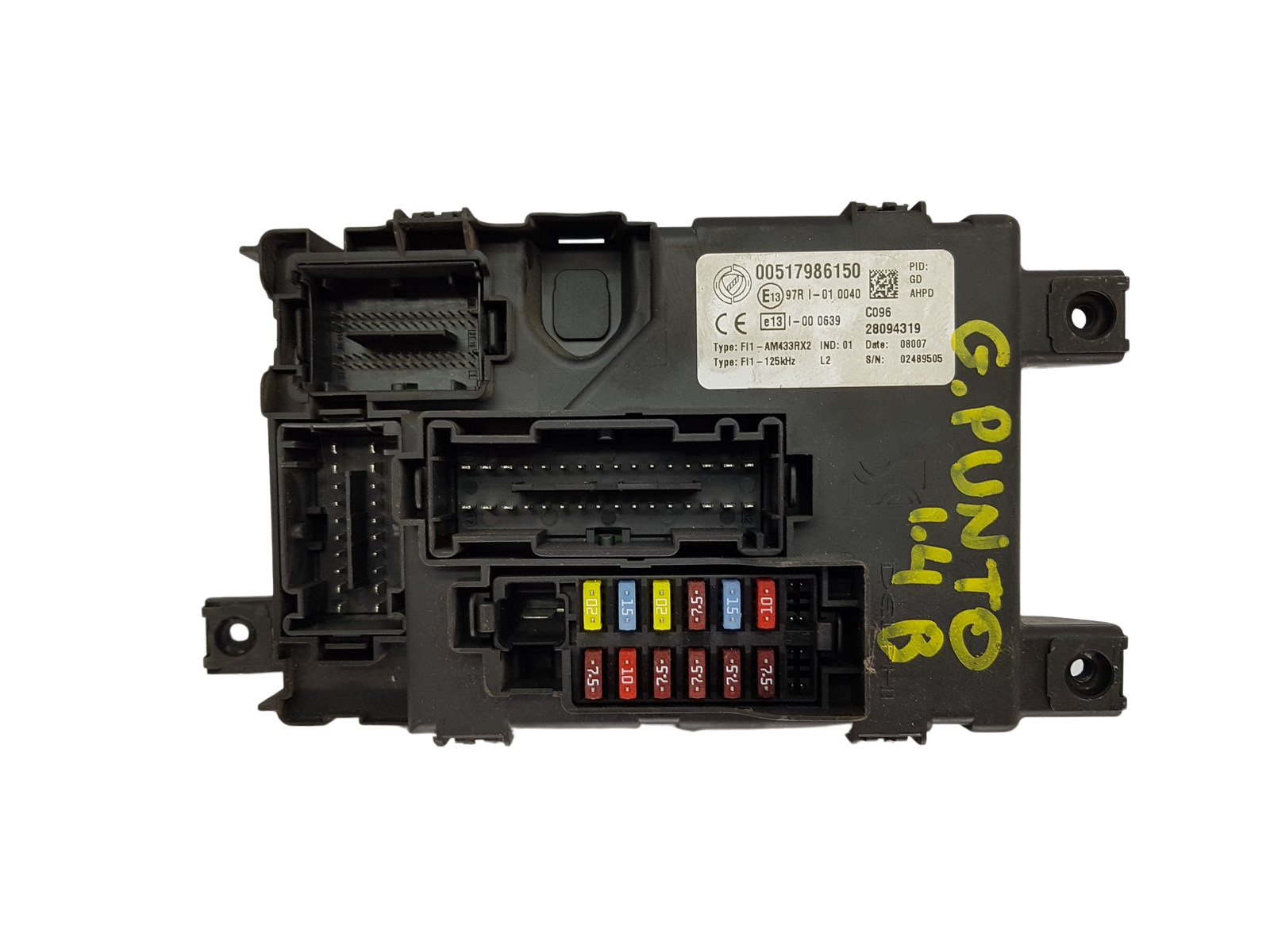 Pojistková Skříň Fiat 00517986150 28094319 97RI-010040 Delphi main product photo
