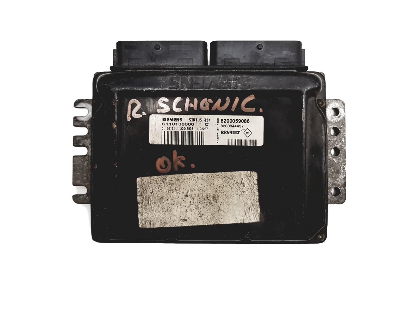 Blok Ovladačů S110138000C 8200059086 8200044437 Renault Siemens 3786 main product photo