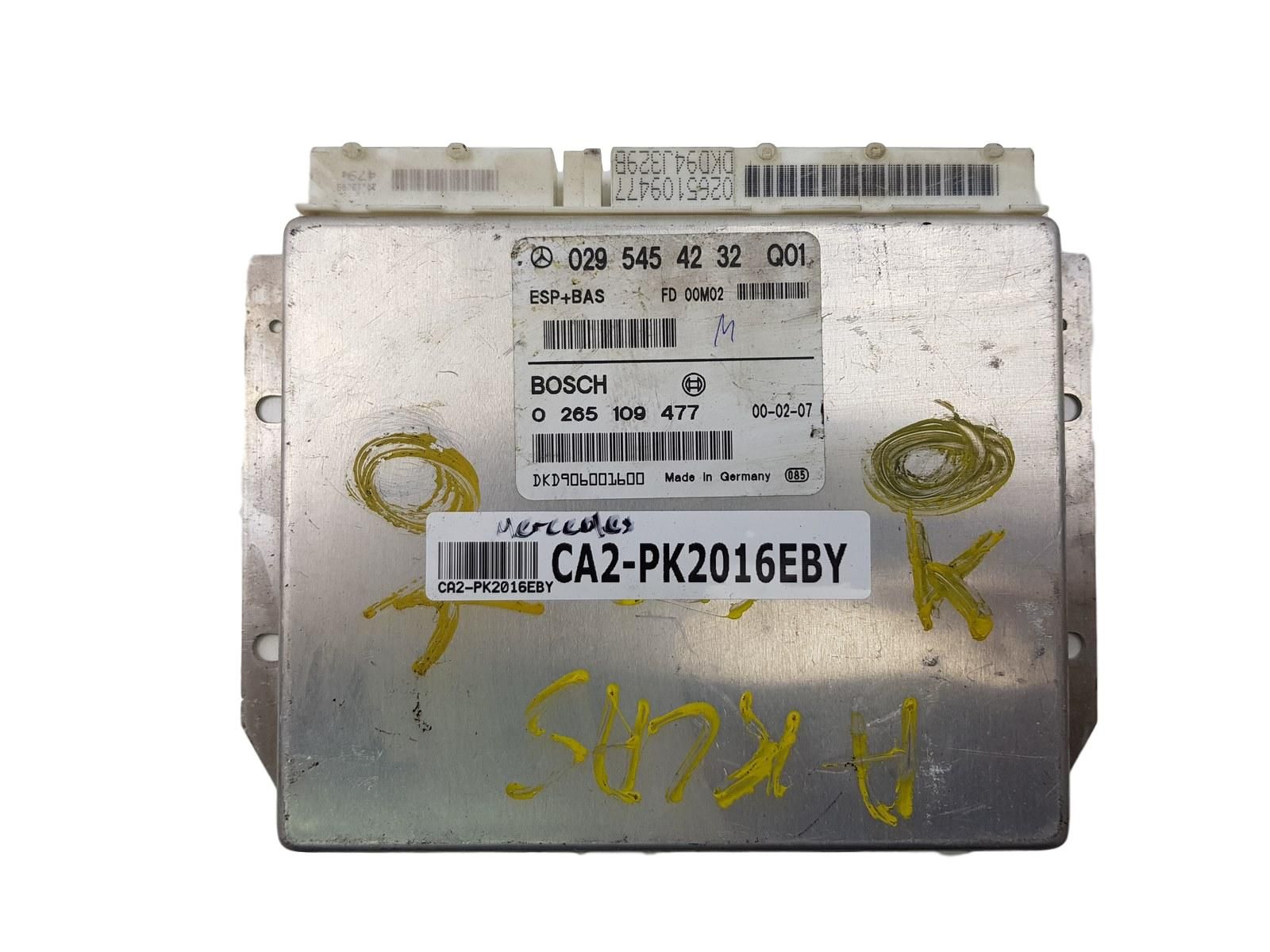 Blok Ovladačů ESP 0295454232 0265109477 Mercedes main product photo