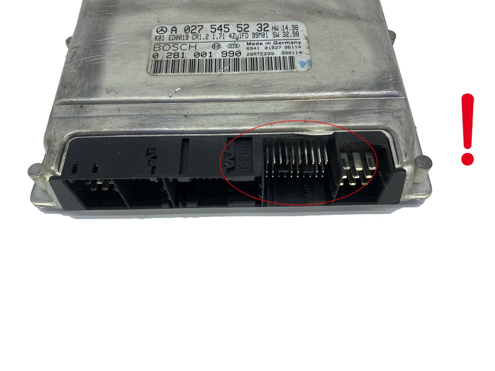 Blok Ovladačů A0275455232 0281001990 Mercedes Bosch 49801 main product photo