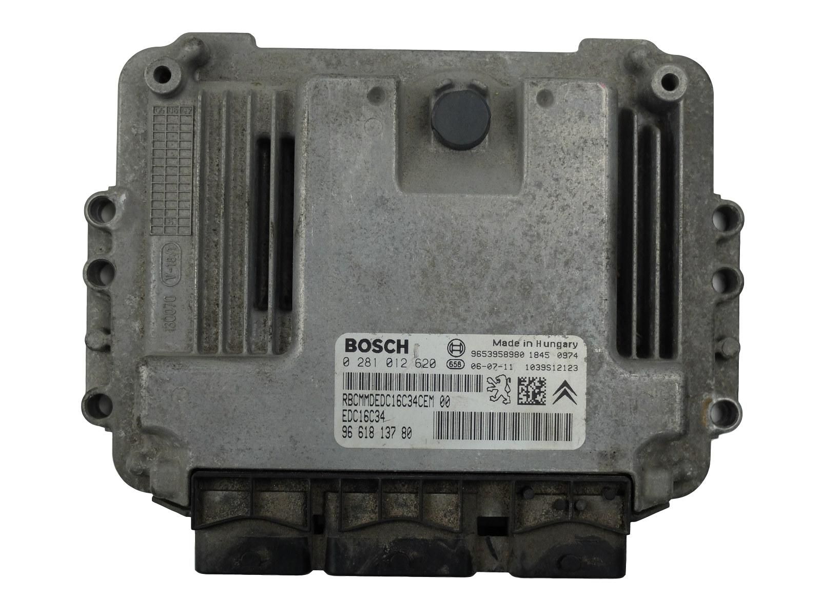 Řídicí Jednotka Motoru 9653958980 0281012620 Partner 1,6 HDI Peugeot main product photo