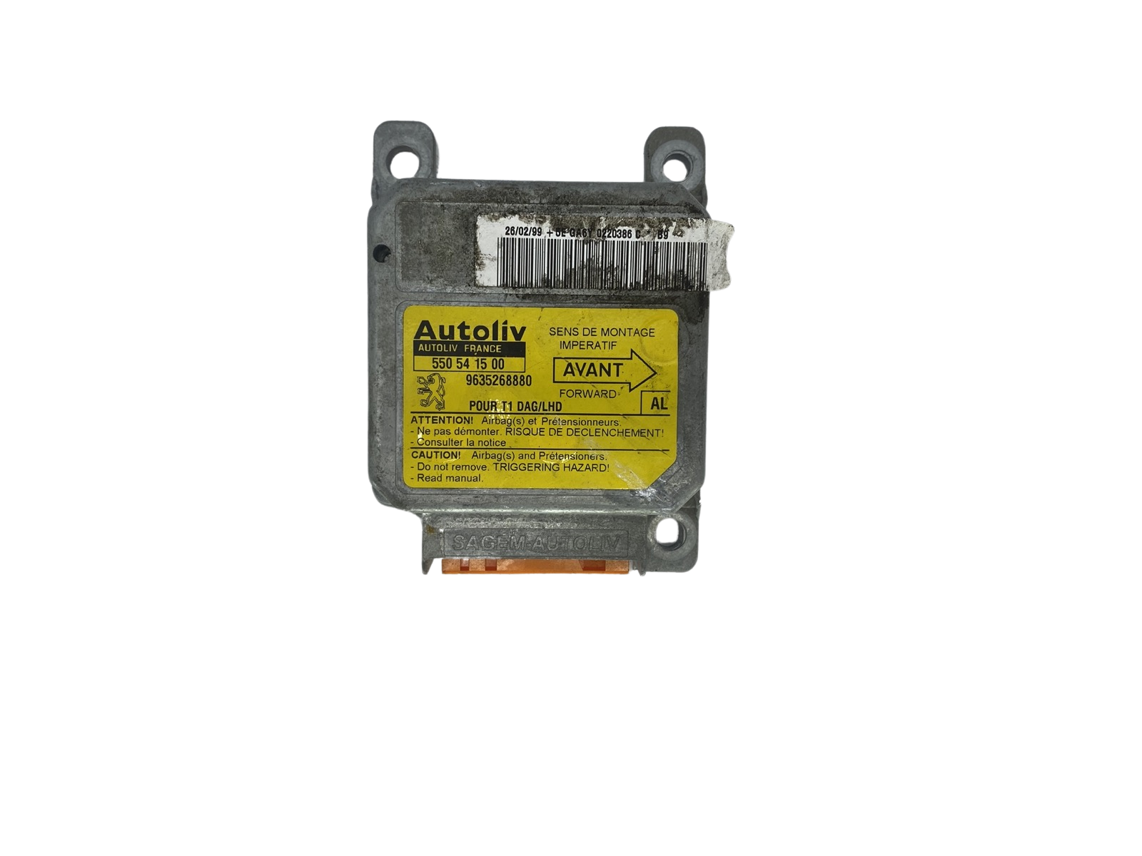 Blok Ovladačů 550541500 963526880 PSA Autoliv 58588 main product photo