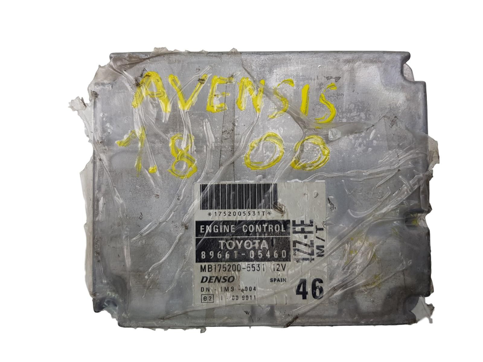 Řídicí Jednotka Motoru 89661-05460 MB 175200-5531 Toyota Denso main product photo