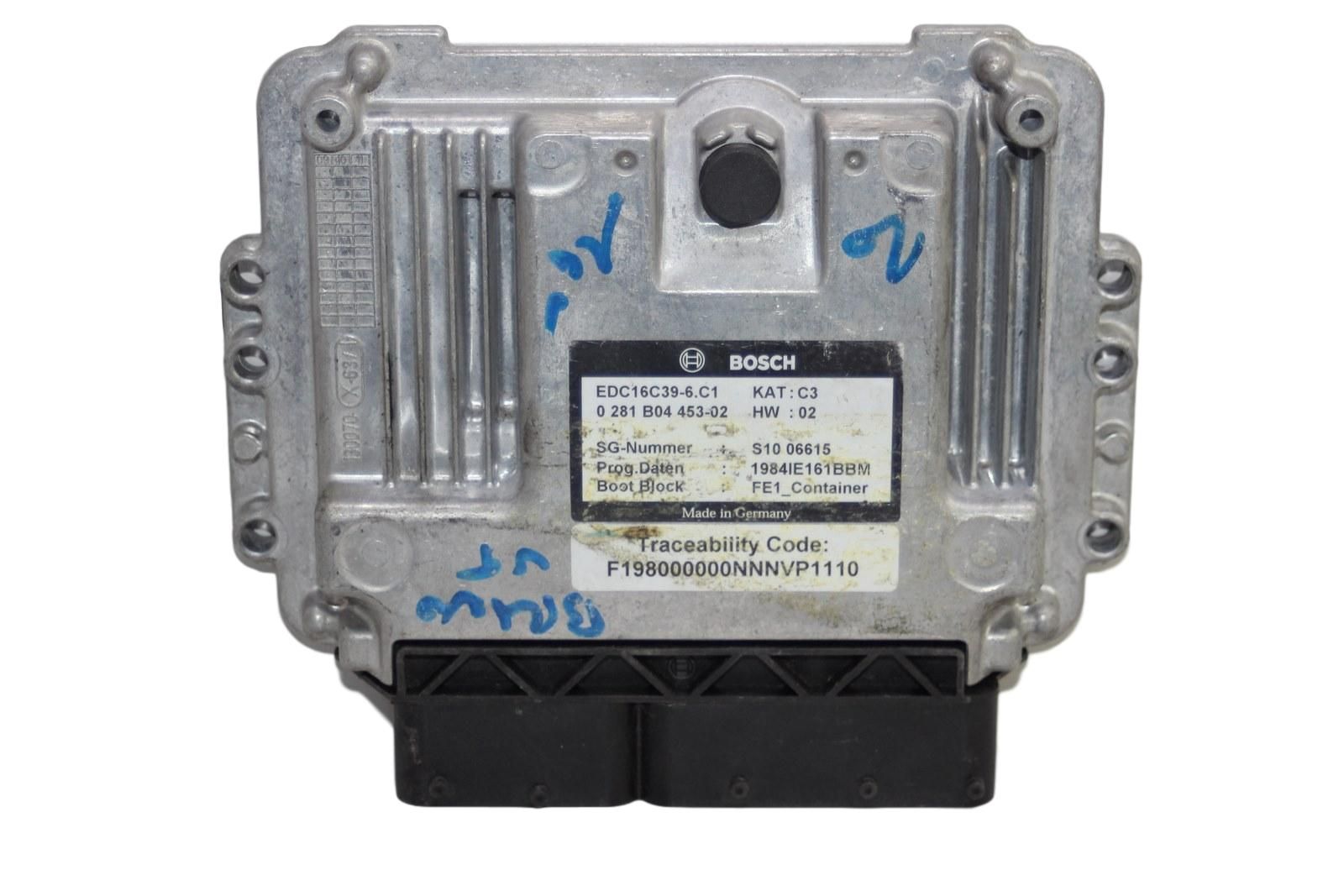 Řídicí Jednotka Motoru EDC16C39-6.C1 0281B04453-02 Fiat main product photo
