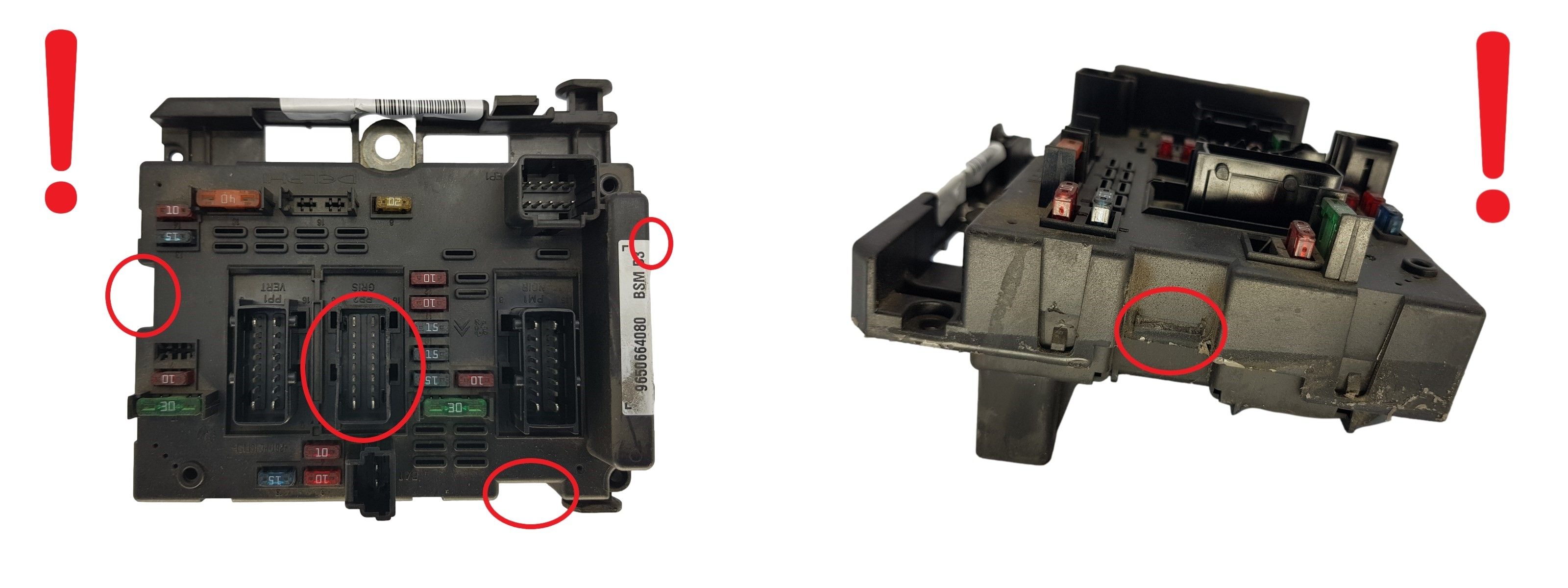 Blok Ovladačů BSM B3 9650664080 PSA Delphi 1678 main product photo