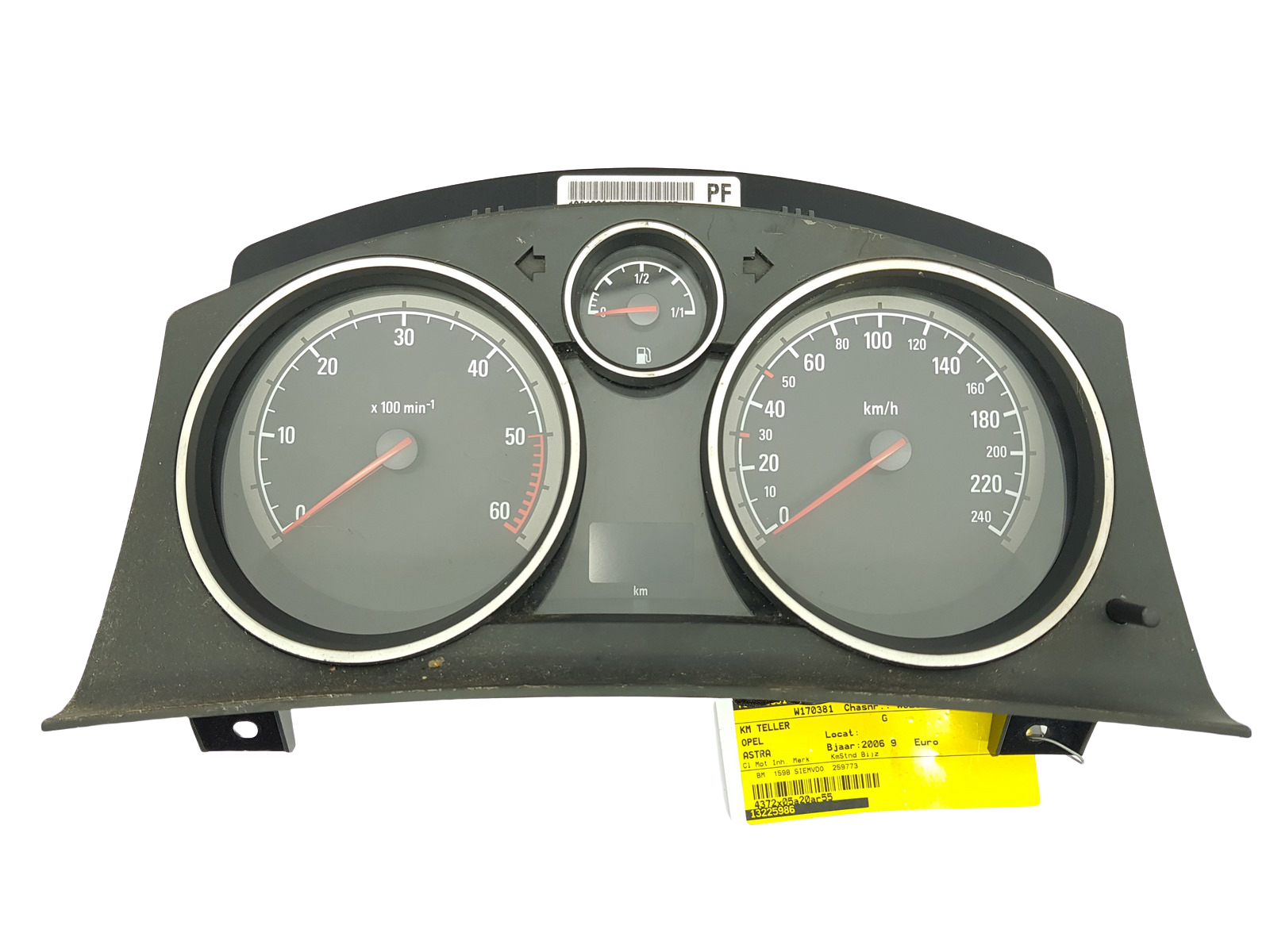 Otáčkoměr Opel Astra H Zafira B 13216684PF 25613 main product photo