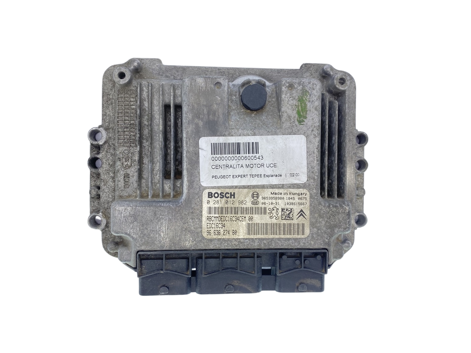 Blok Ovladačů 0281012982 9663627480 9652958980 PSA Bosch main product photo